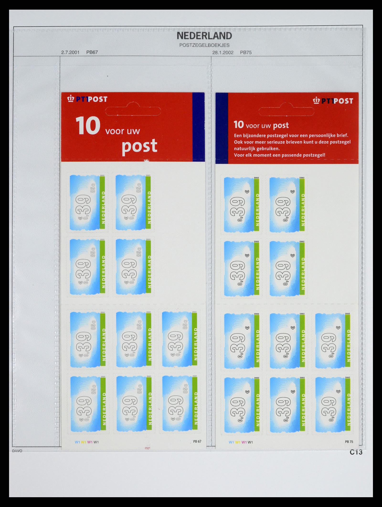 37331 037 - Stamp collection 37331 Netherlands stamp booklets 1964-2002.