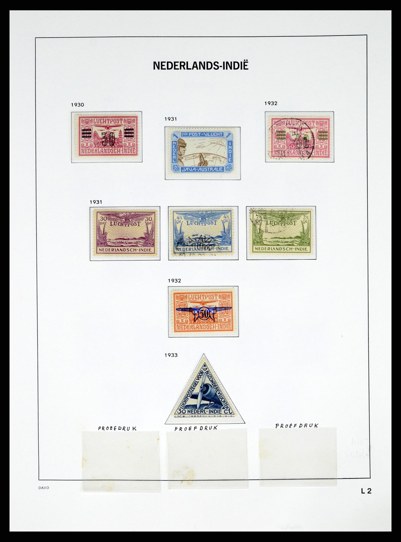 37332 025 - Postzegelverzameling 37332 Nederlands Indië 1864-1949.