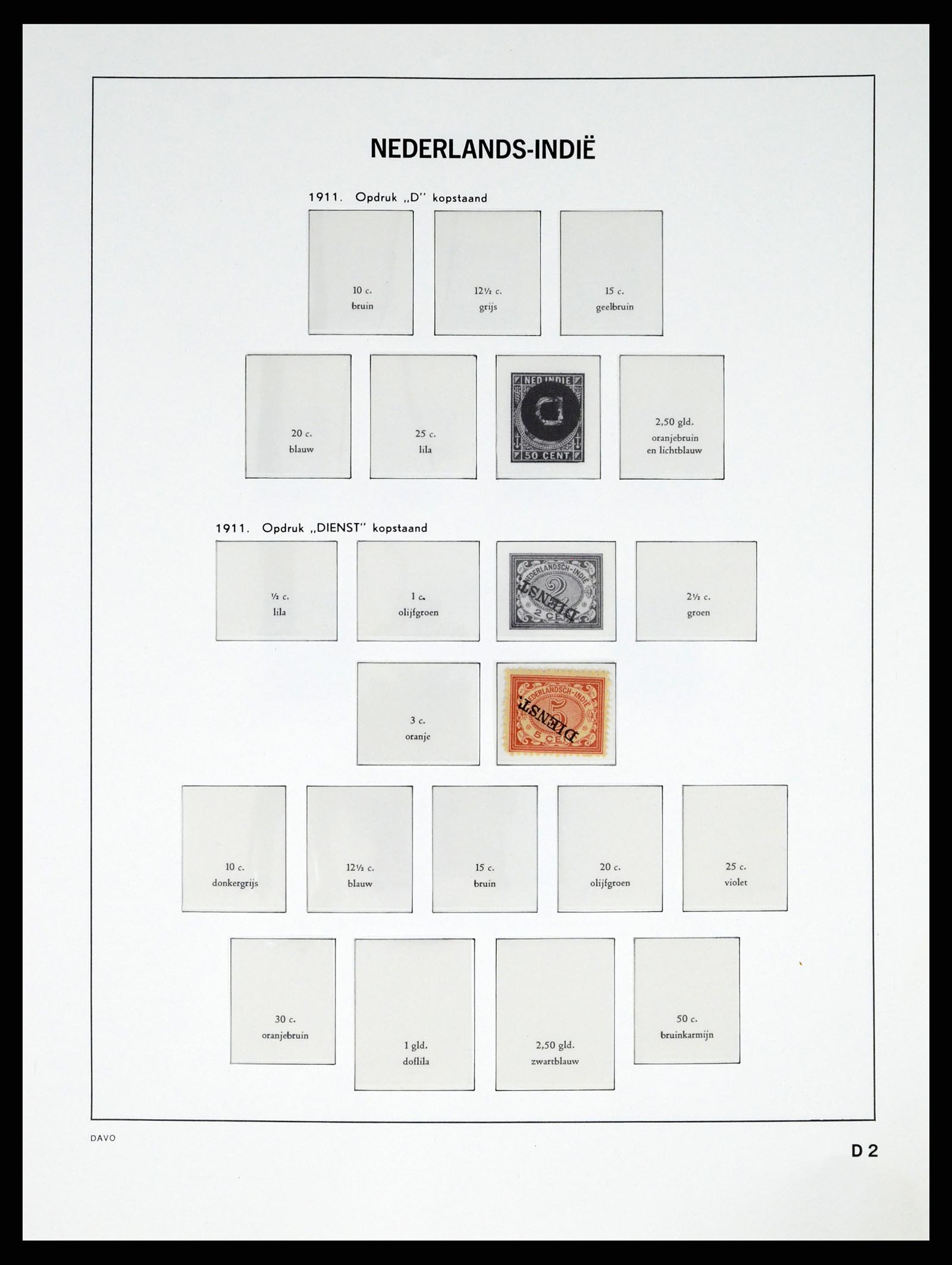 37332 031 - Stamp collection 37332 Dutch East Indies 1864-1949.