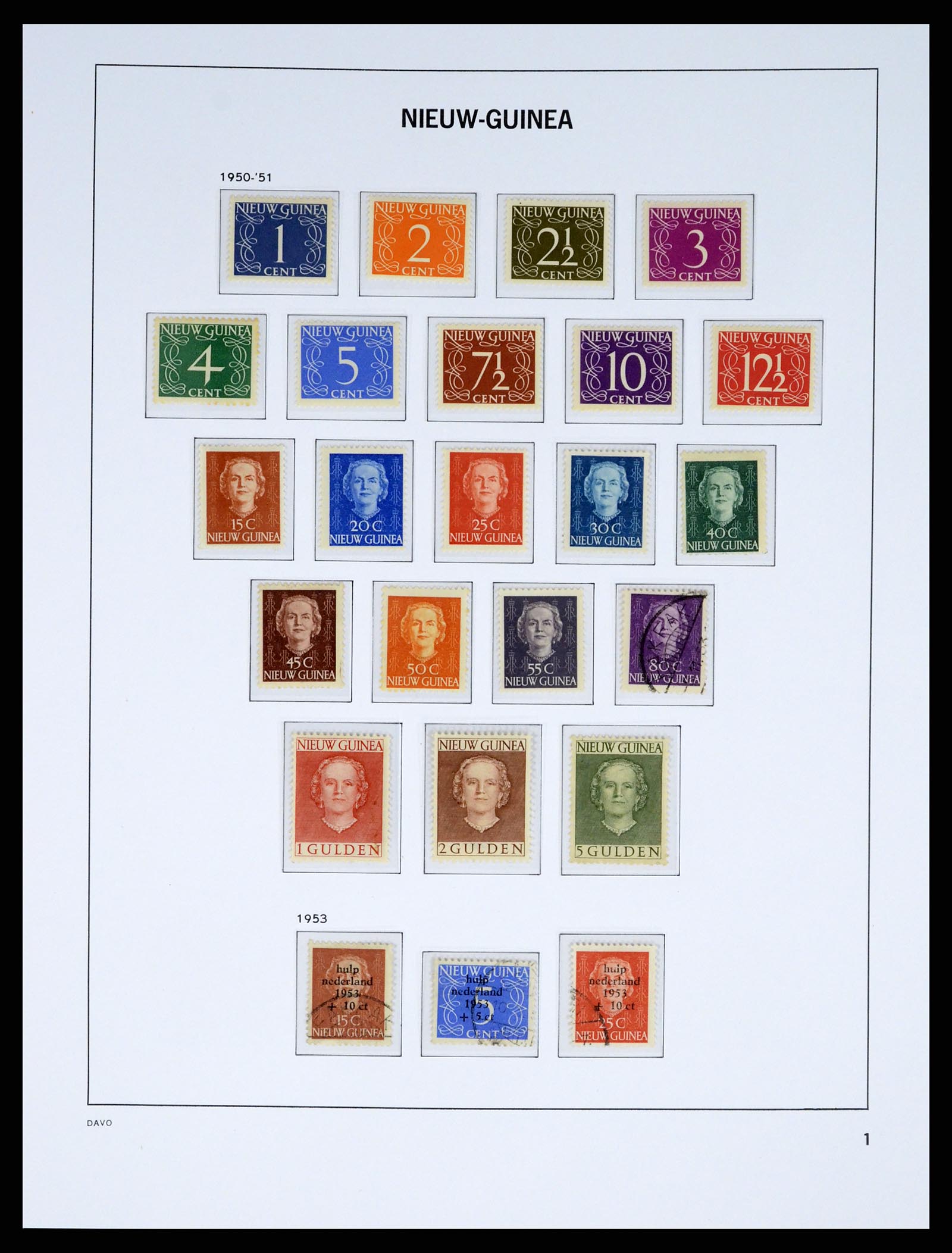 37332 034 - Postzegelverzameling 37332 Nederlands Indië 1864-1949.