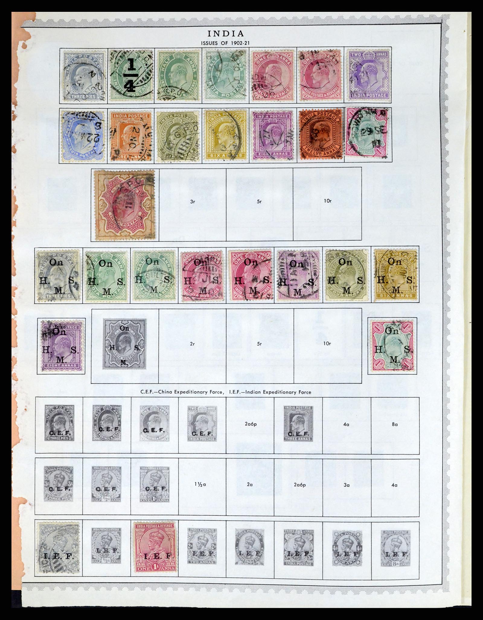 37333 002 - Postzegelverzameling 37333 Engelse koloniën.