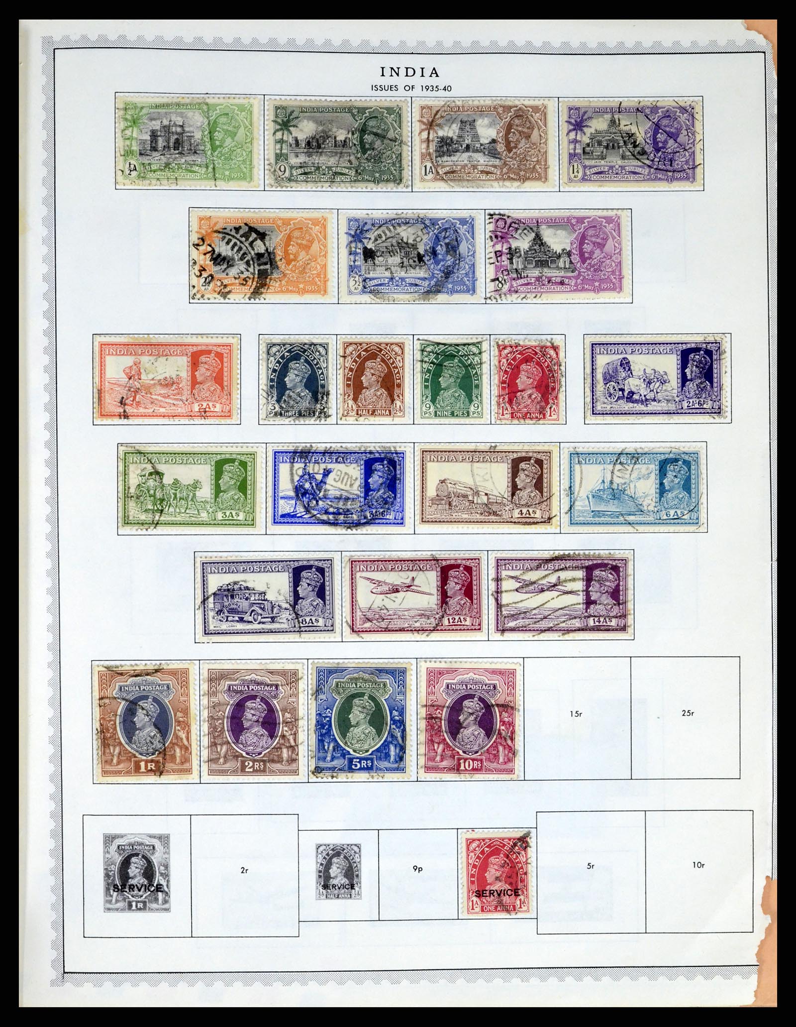 37333 005 - Postzegelverzameling 37333 Engelse koloniën.