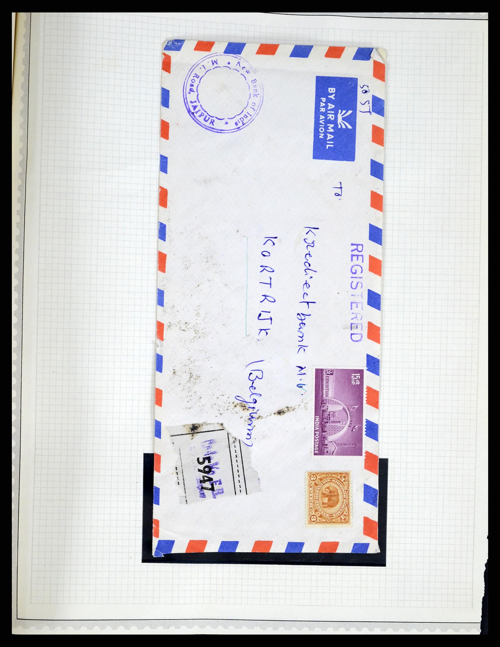 37333 007 - Postzegelverzameling 37333 Engelse koloniën.