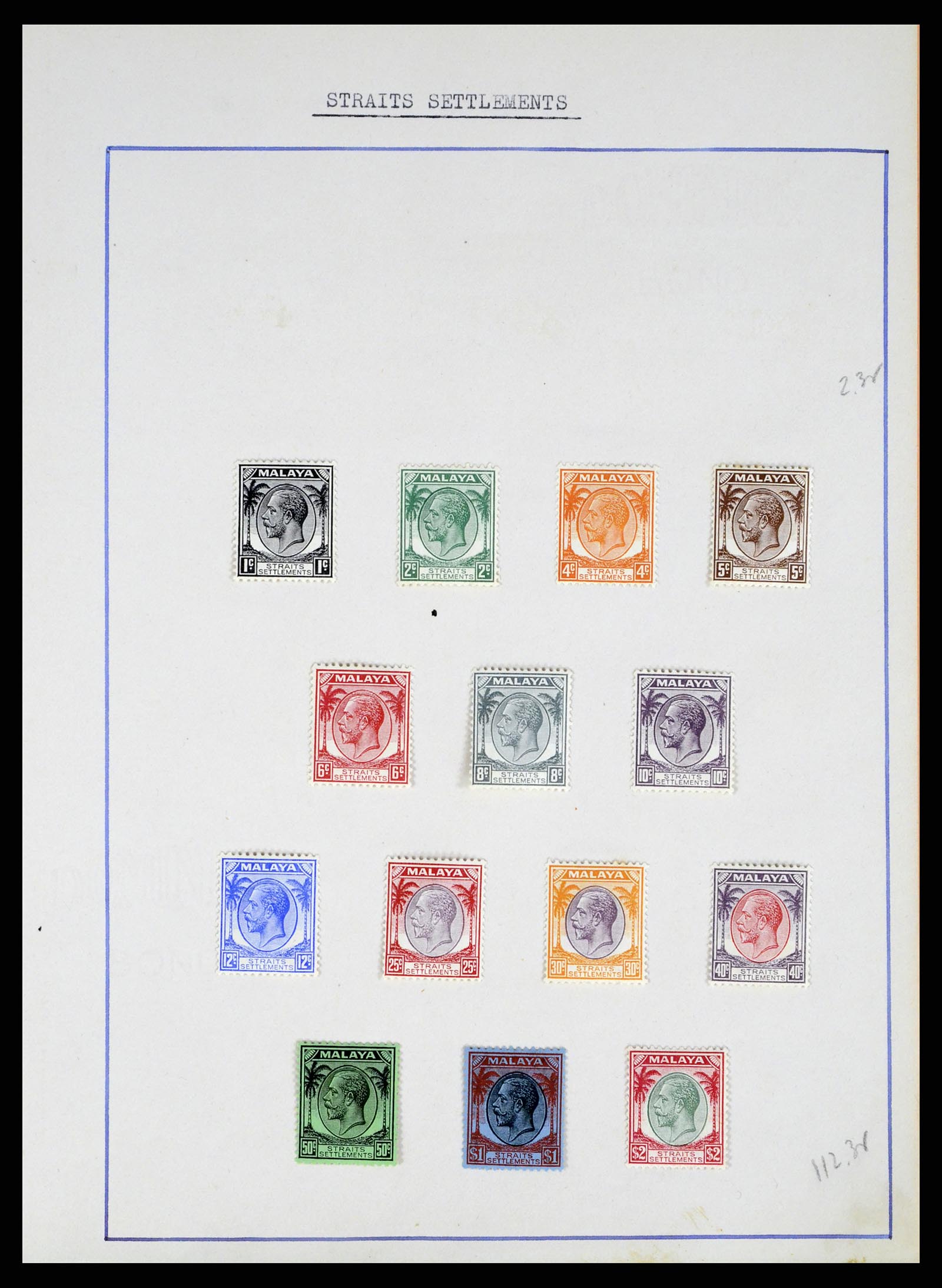 37333 011 - Postzegelverzameling 37333 Engelse koloniën.