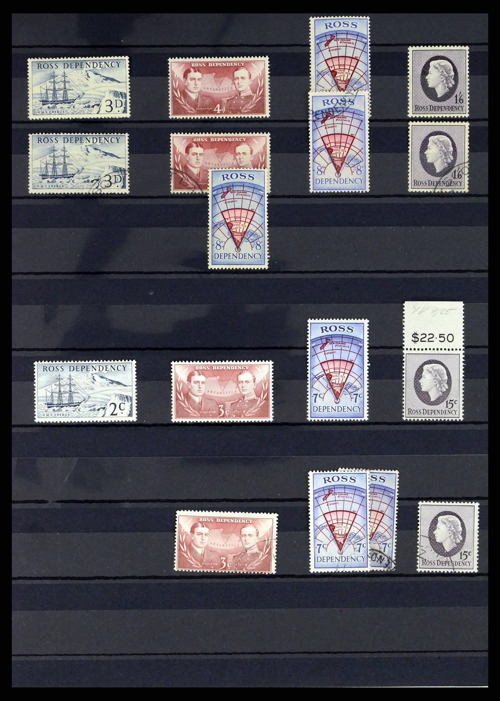 37333 012 - Postzegelverzameling 37333 Engelse koloniën.