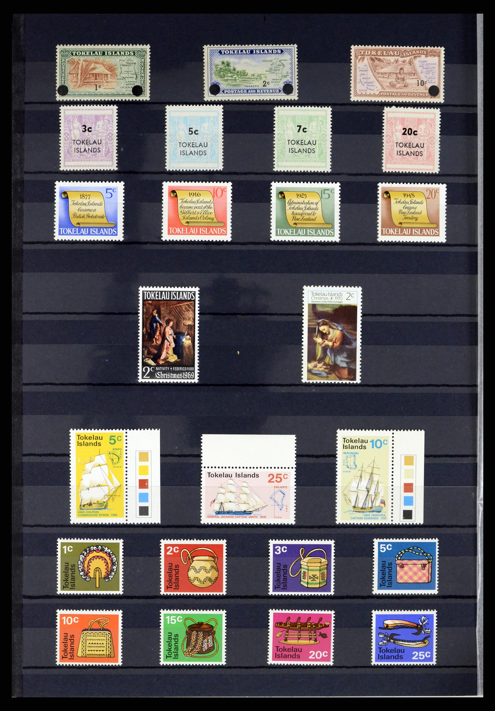 37333 028 - Postzegelverzameling 37333 Engelse koloniën.