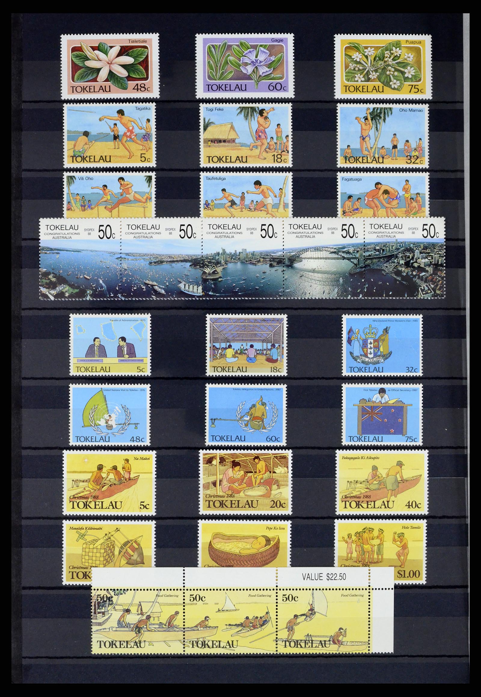 37333 034 - Postzegelverzameling 37333 Engelse koloniën.