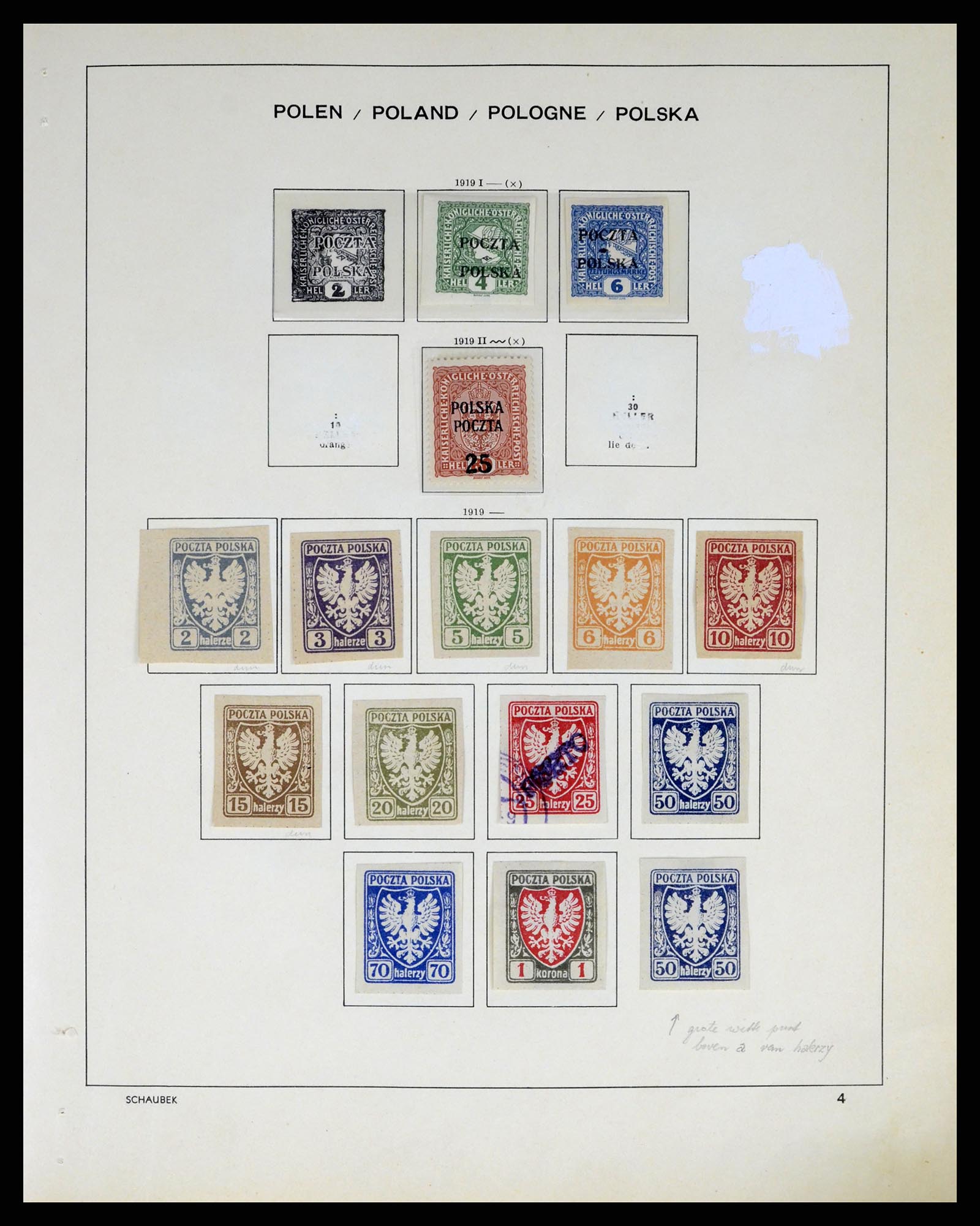 37335 008 - Postzegelverzameling 37335 Polen 1918-1965.