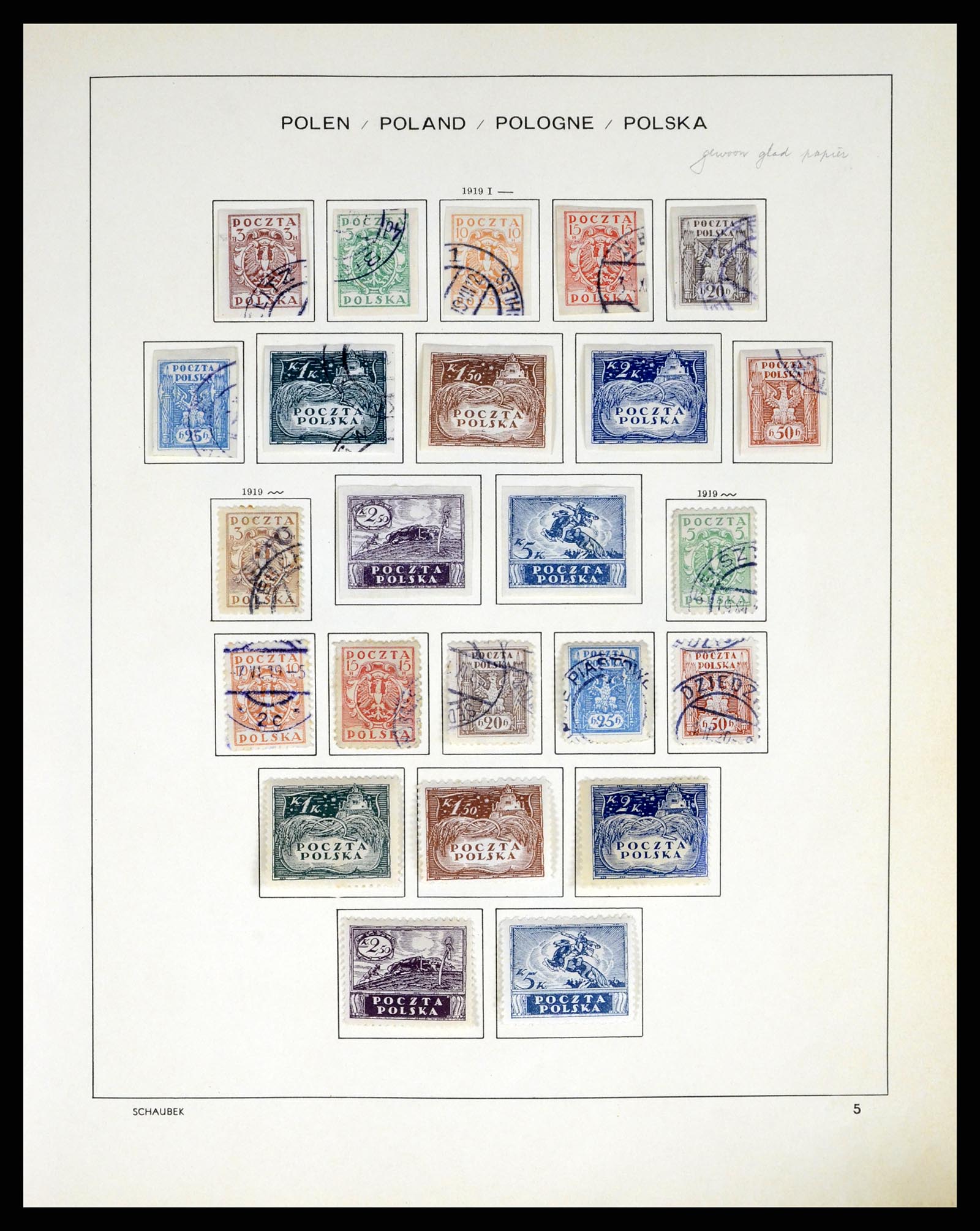 37335 009 - Postzegelverzameling 37335 Polen 1918-1965.