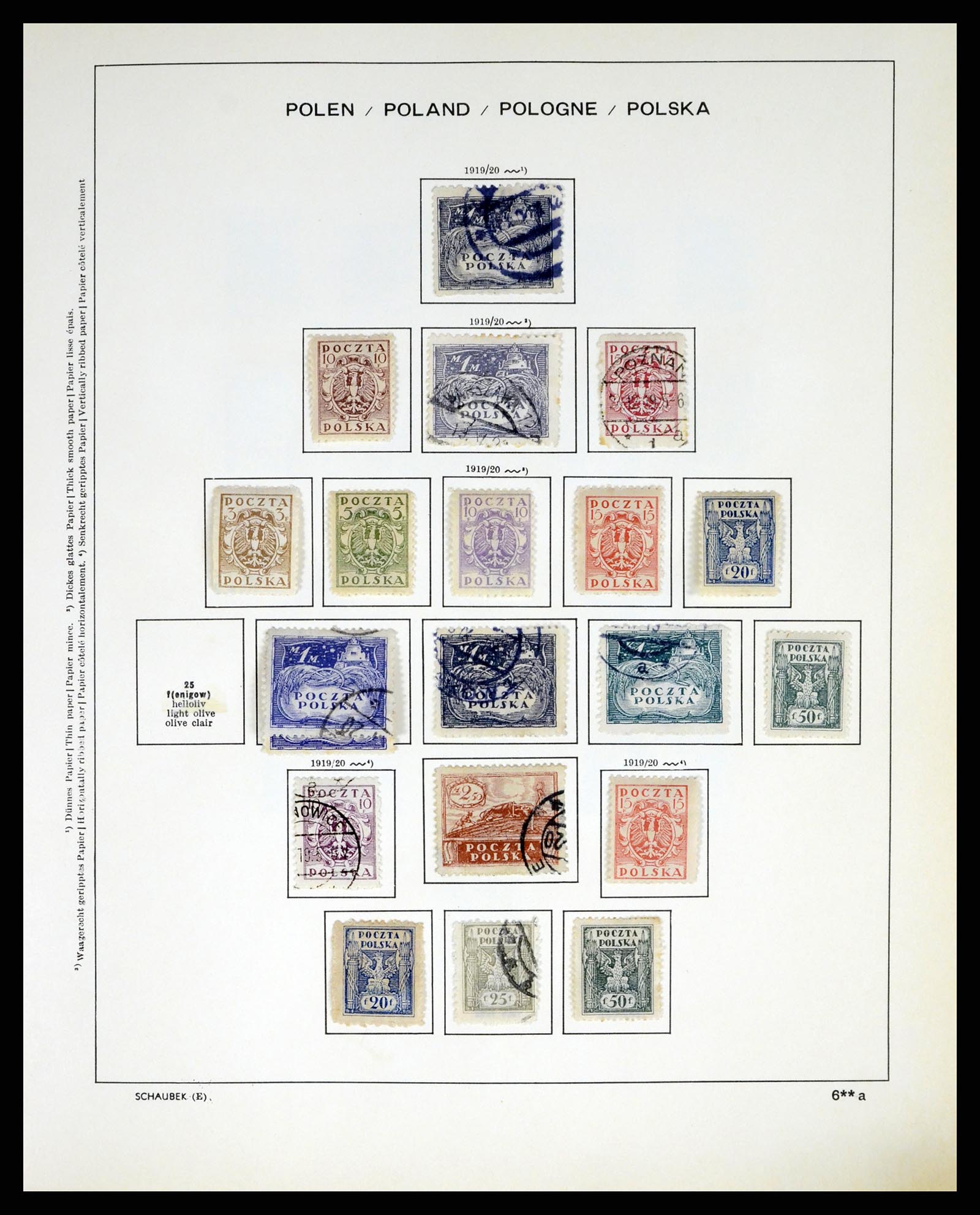 37335 014 - Postzegelverzameling 37335 Polen 1918-1965.