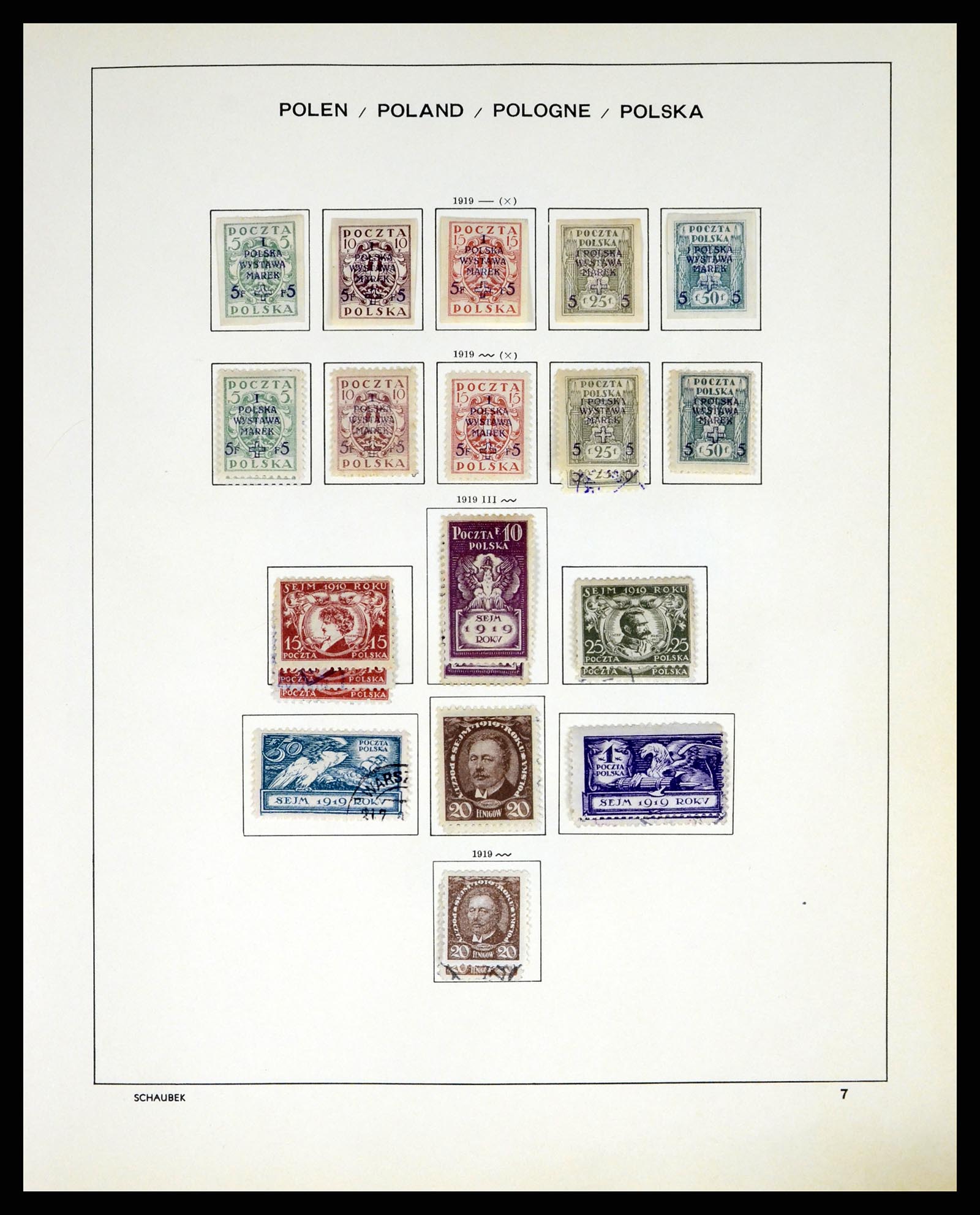 37335 015 - Postzegelverzameling 37335 Polen 1918-1965.