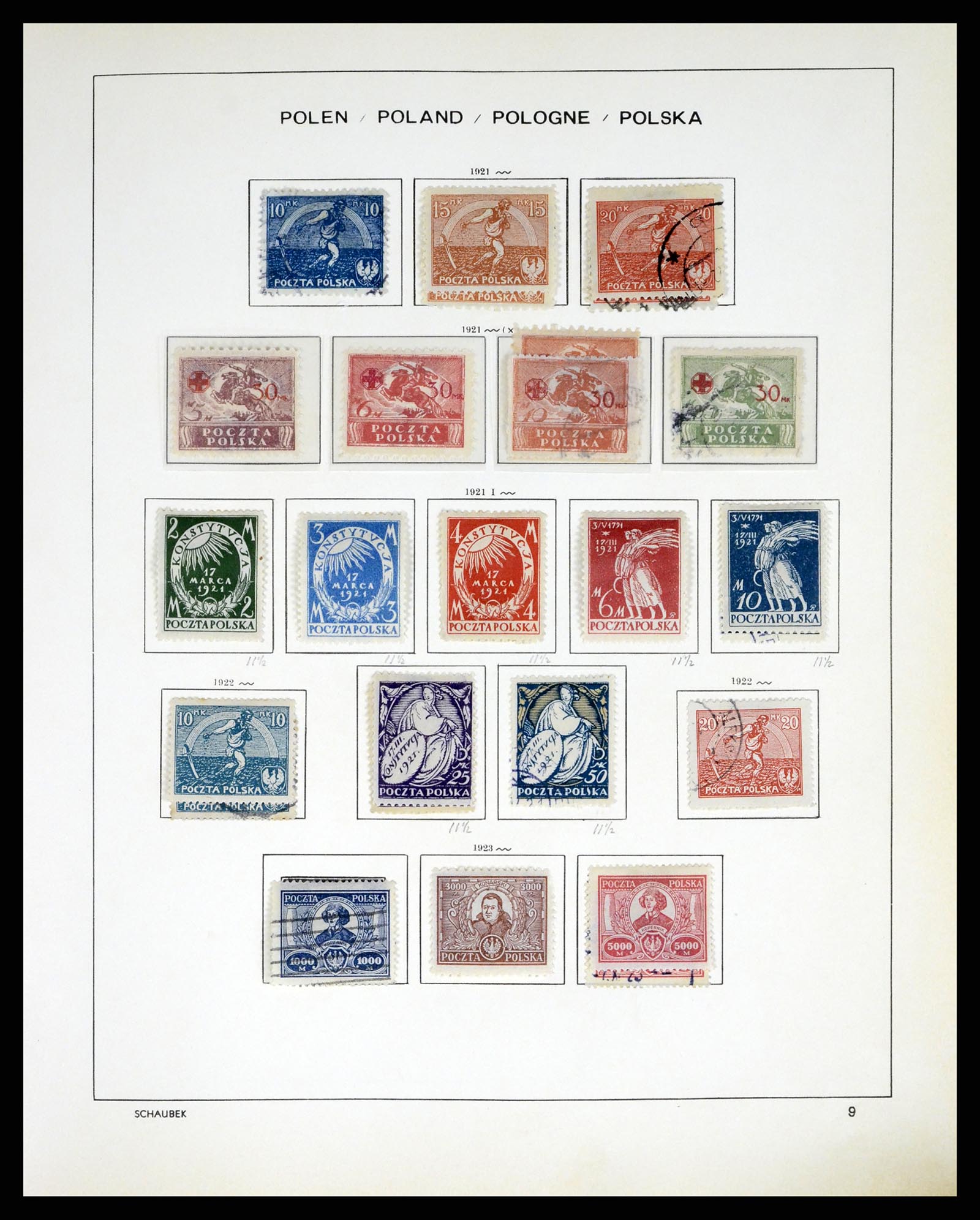 37335 019 - Postzegelverzameling 37335 Polen 1918-1965.