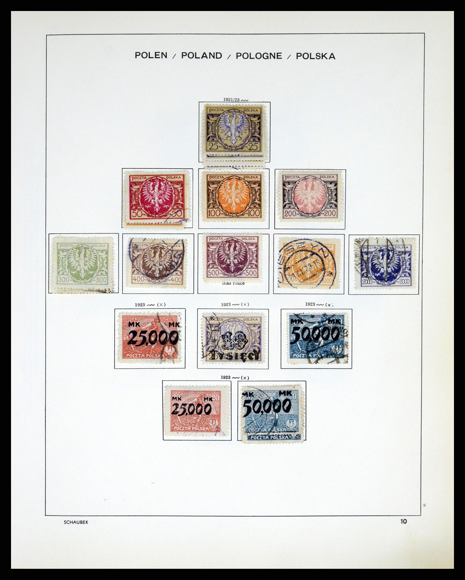 37335 021 - Postzegelverzameling 37335 Polen 1918-1965.