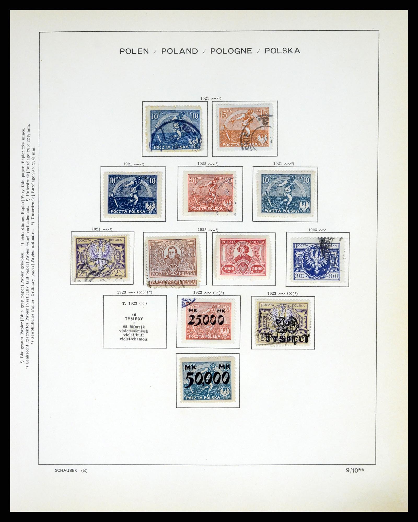 37335 022 - Postzegelverzameling 37335 Polen 1918-1965.