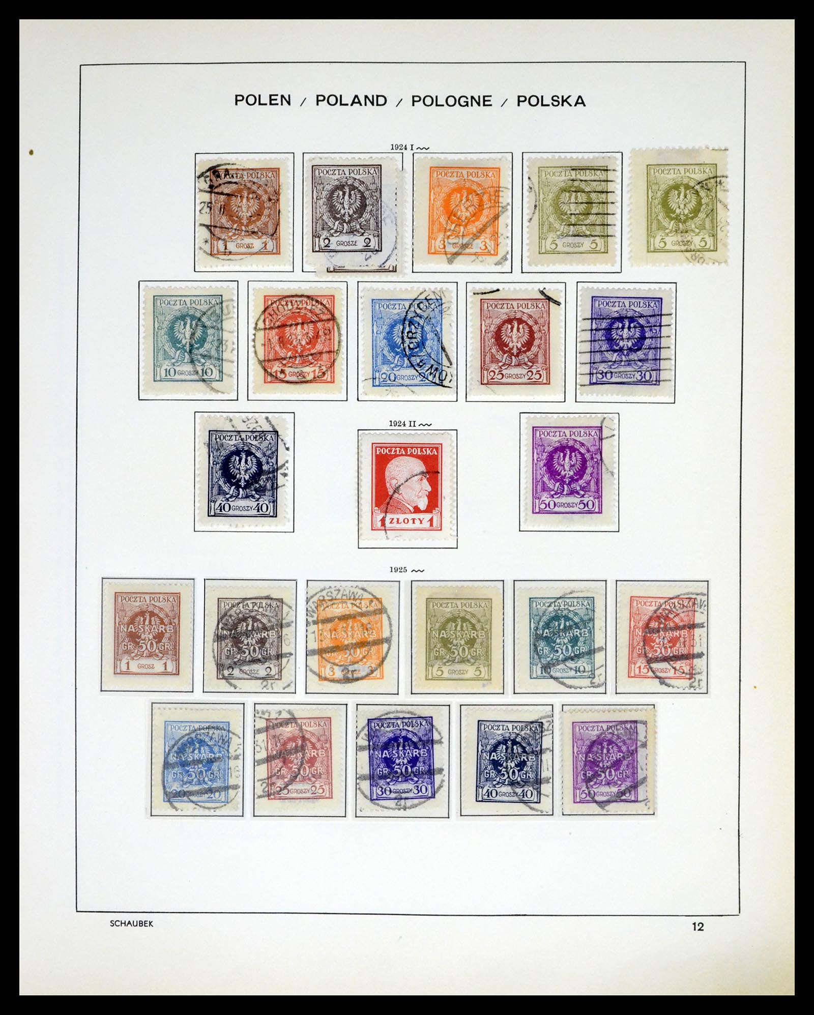 37335 024 - Postzegelverzameling 37335 Polen 1918-1965.