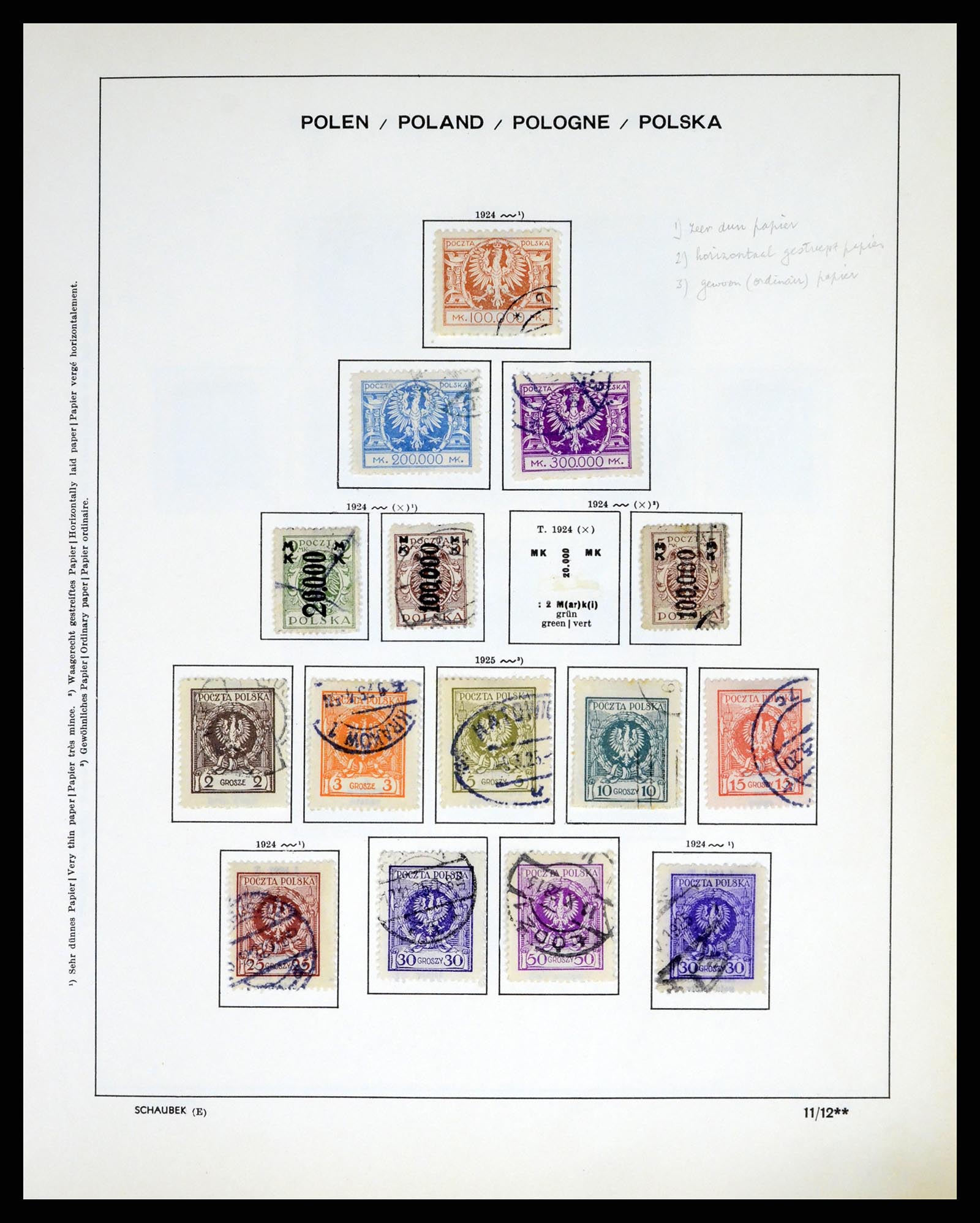 37335 025 - Postzegelverzameling 37335 Polen 1918-1965.
