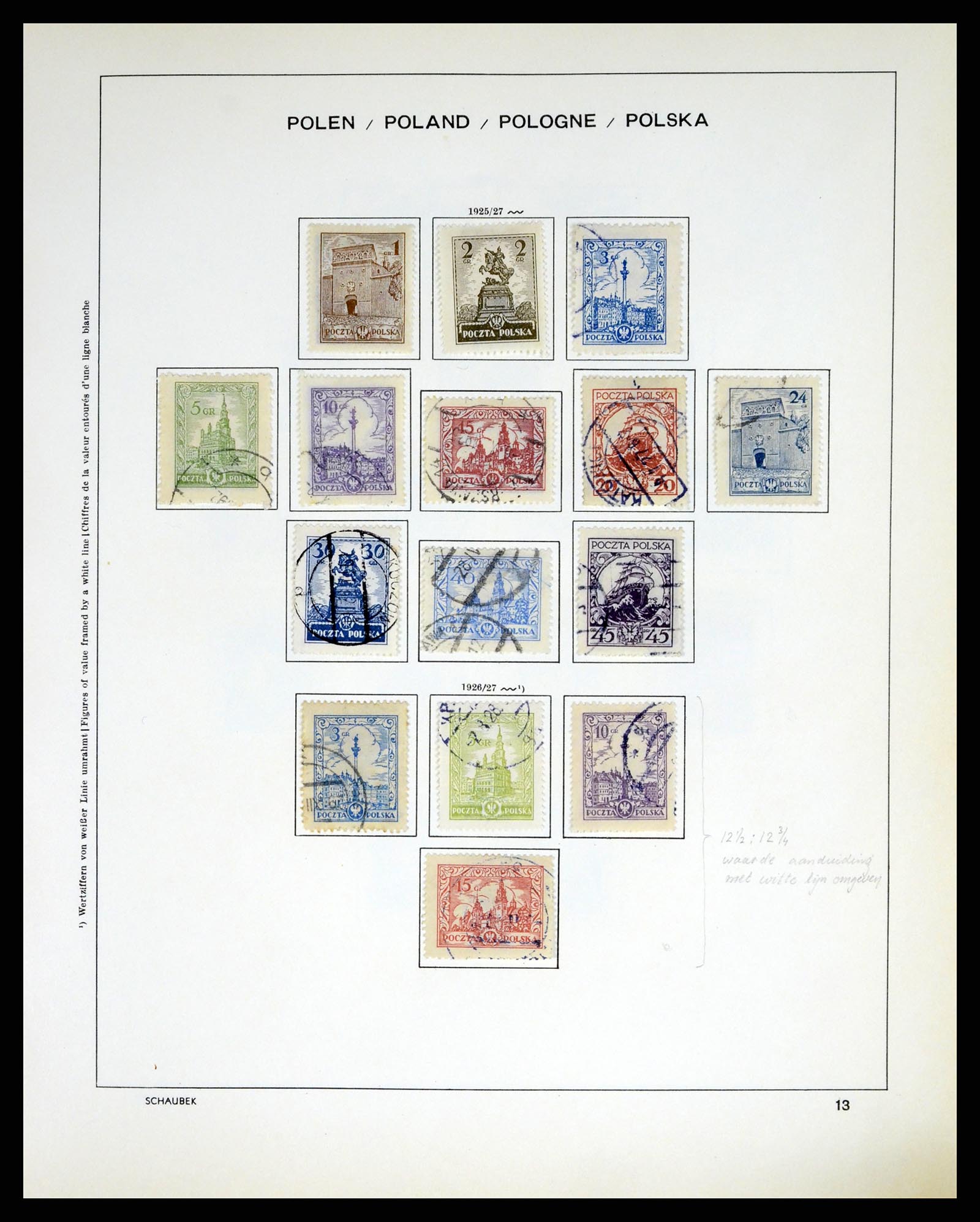 37335 026 - Postzegelverzameling 37335 Polen 1918-1965.
