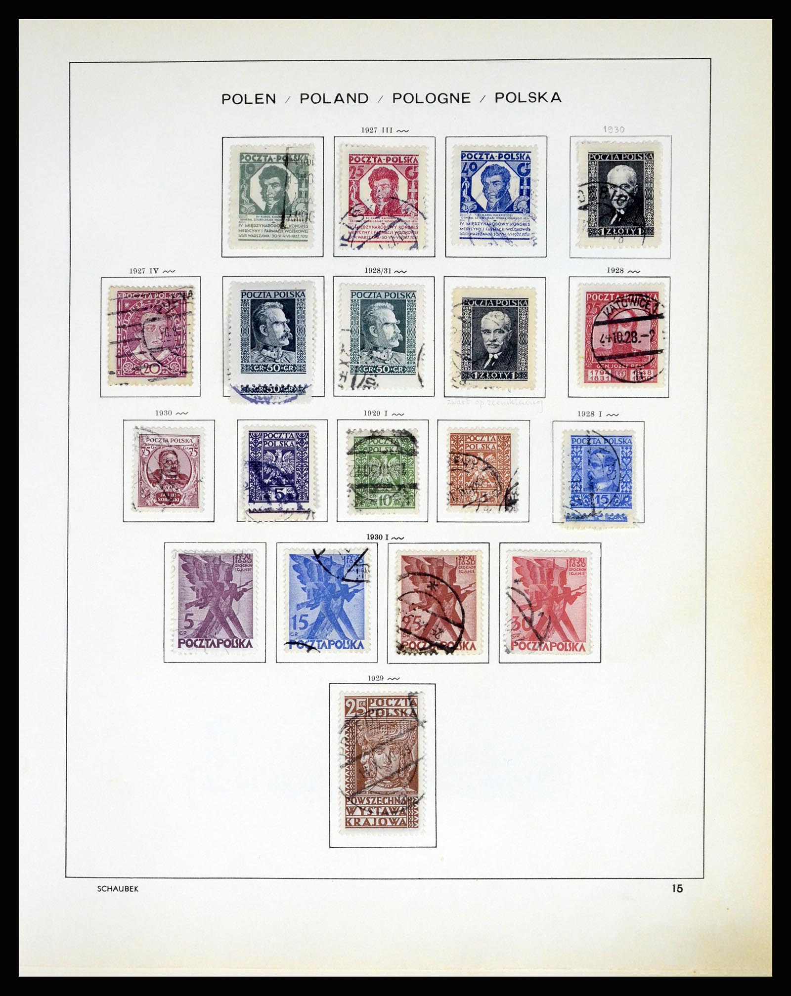 37335 028 - Postzegelverzameling 37335 Polen 1918-1965.