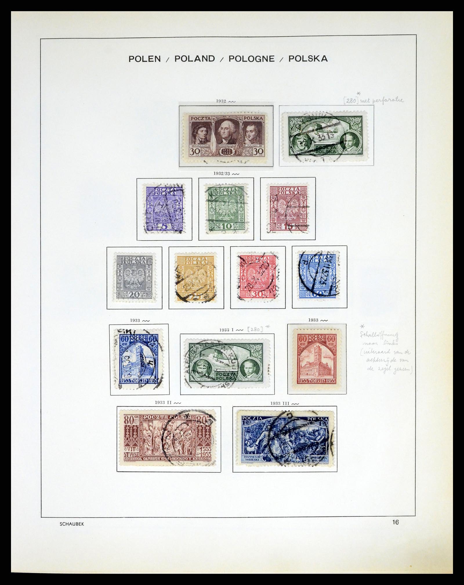37335 029 - Postzegelverzameling 37335 Polen 1918-1965.