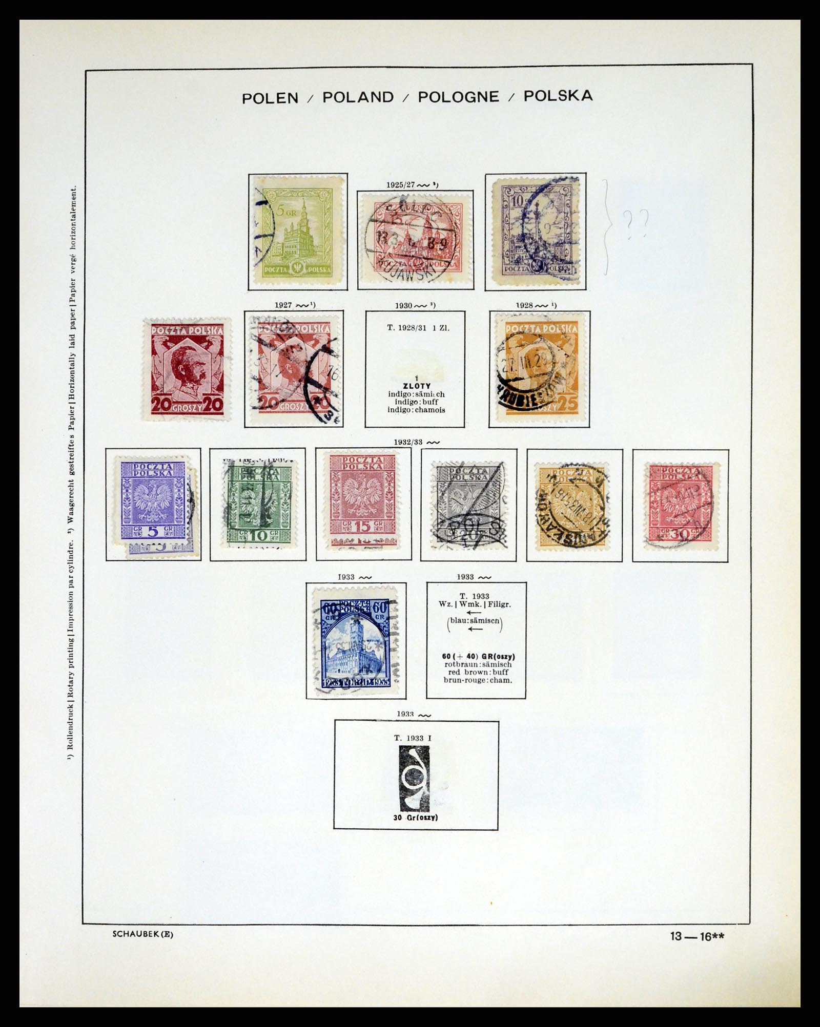 37335 030 - Postzegelverzameling 37335 Polen 1918-1965.
