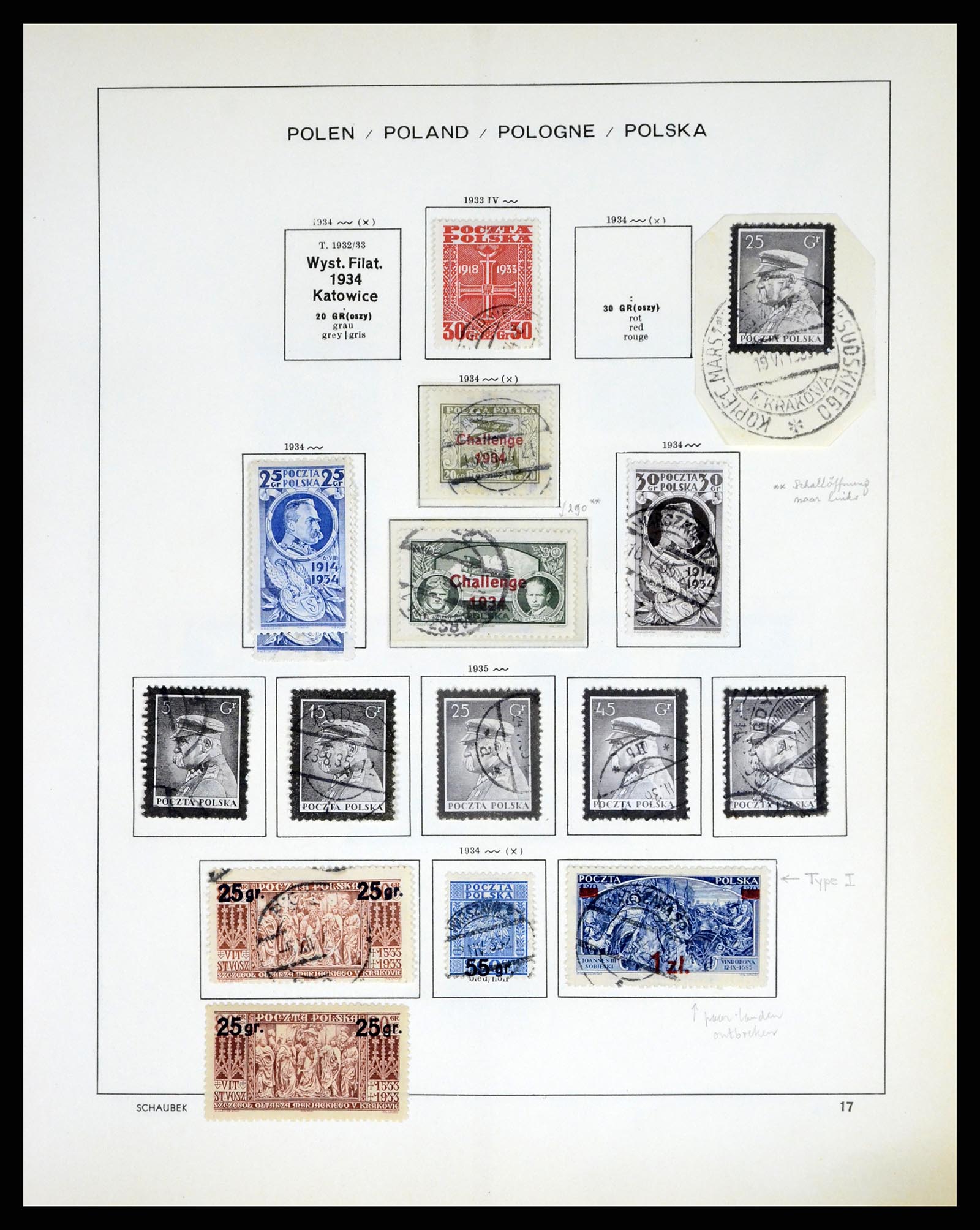 37335 031 - Postzegelverzameling 37335 Polen 1918-1965.