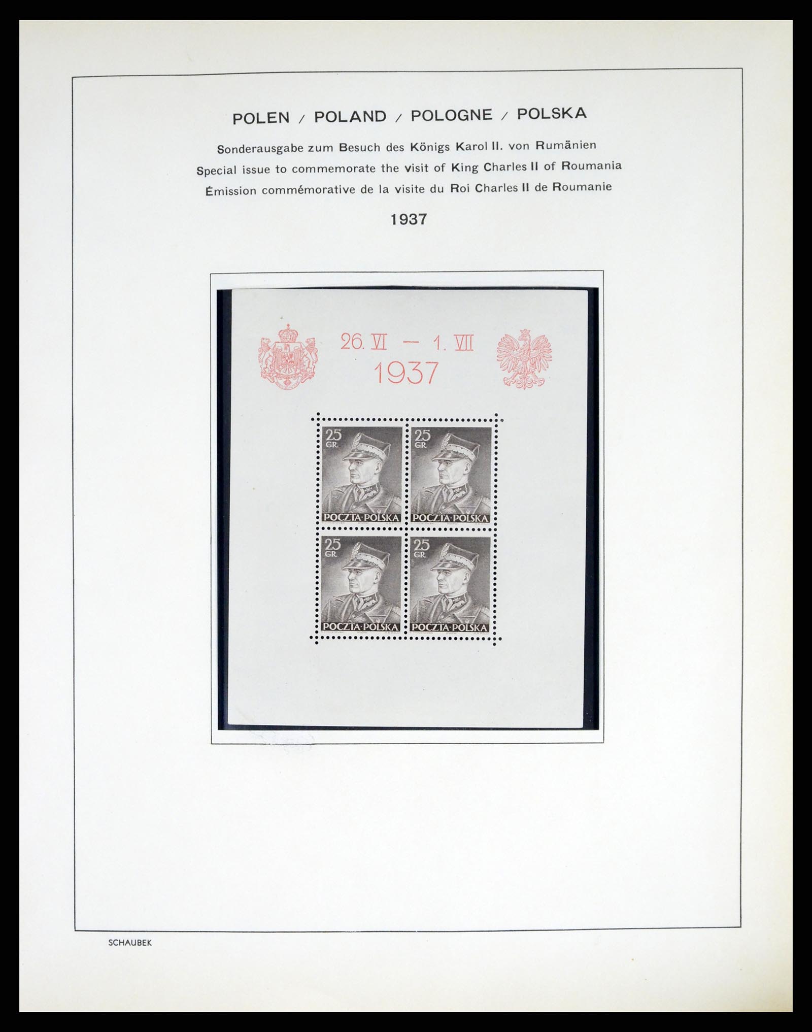 37335 038 - Postzegelverzameling 37335 Polen 1918-1965.