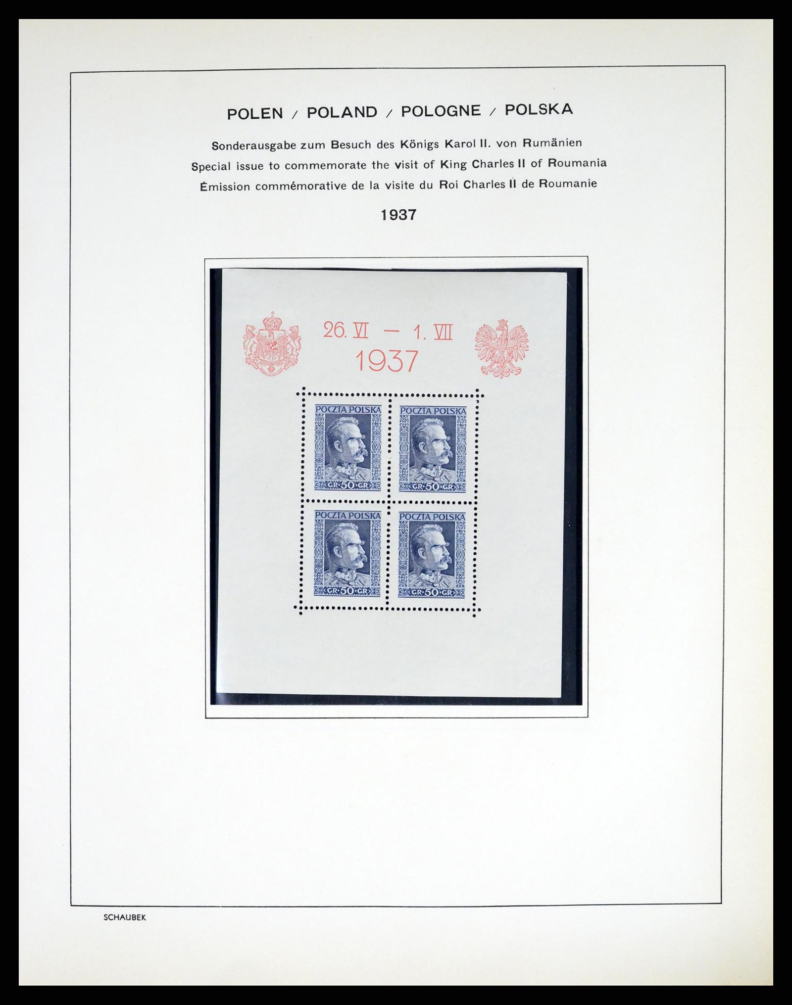 37335 039 - Postzegelverzameling 37335 Polen 1918-1965.