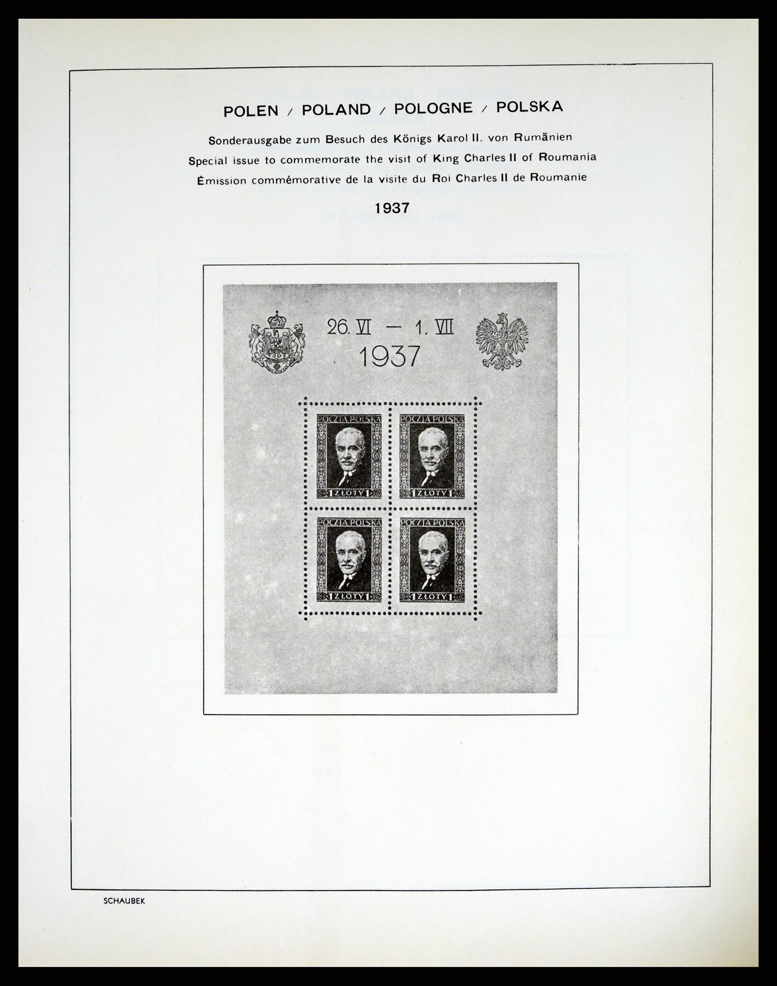 37335 040 - Postzegelverzameling 37335 Polen 1918-1965.