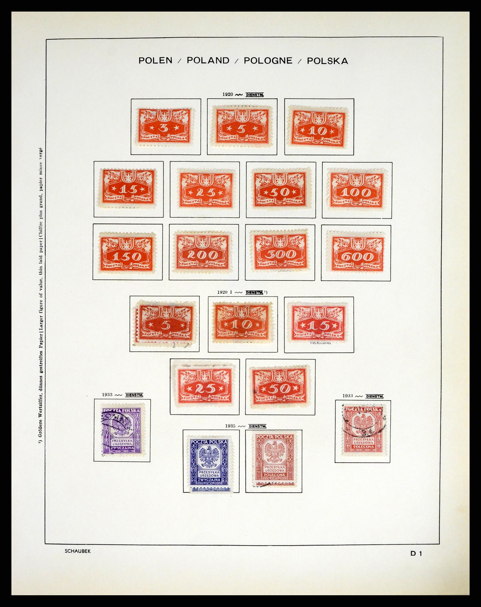 37335 044 - Stamp collection 37335 Poland 1918-1965.