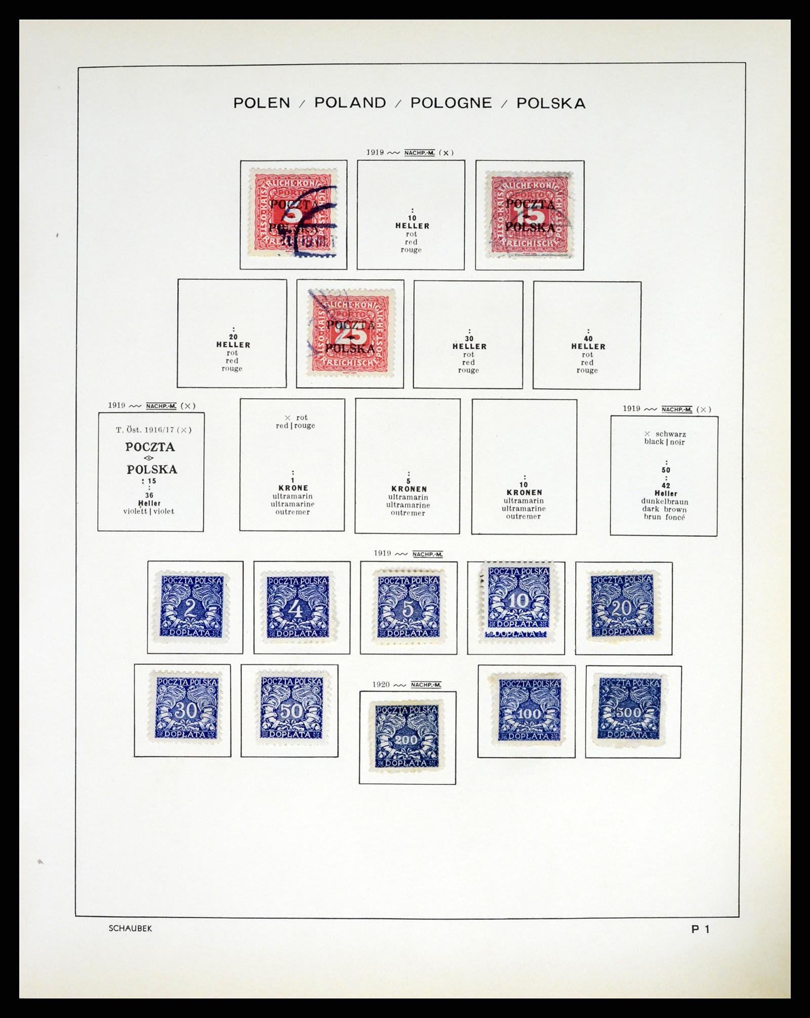 37335 046 - Stamp collection 37335 Poland 1918-1965.