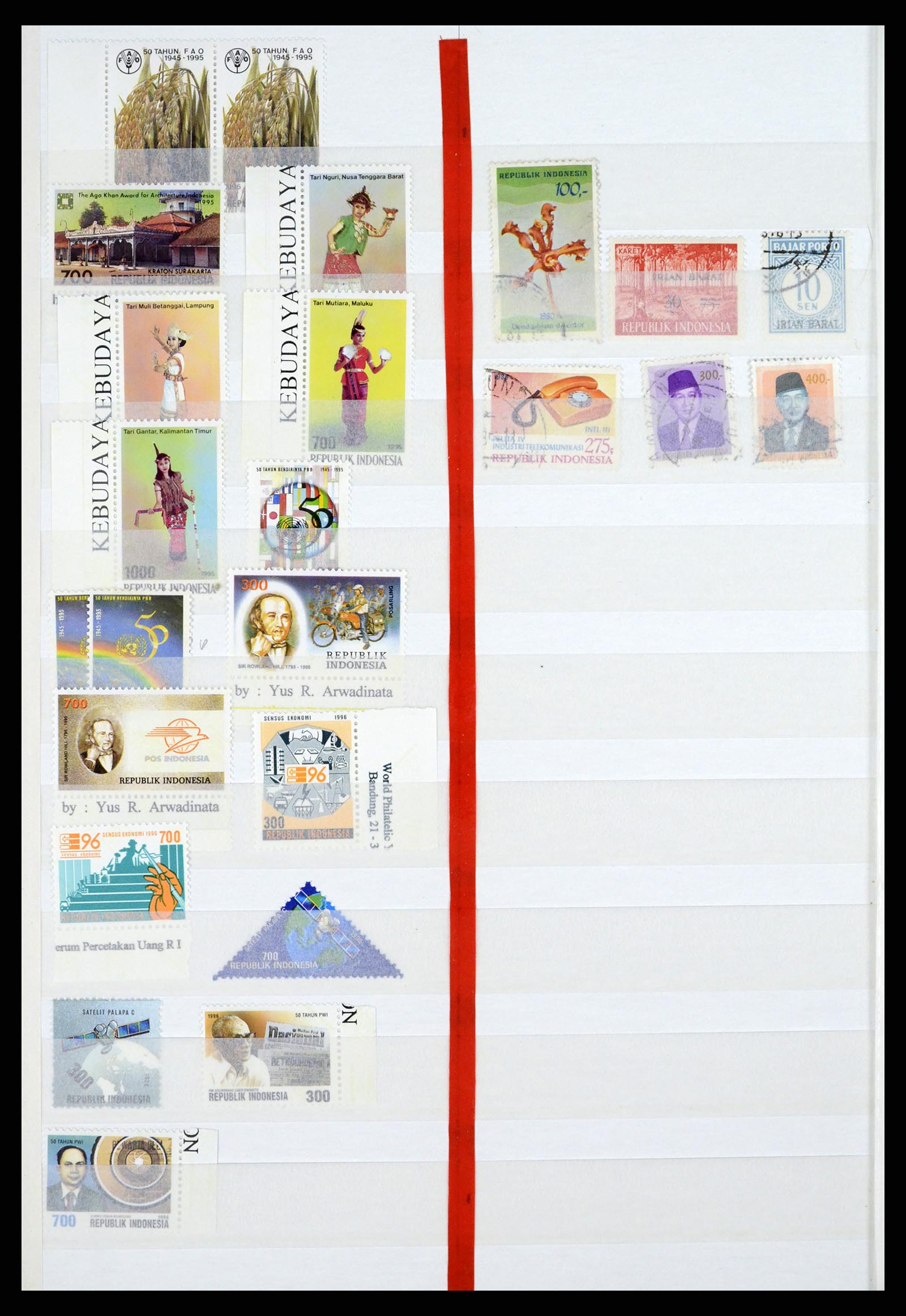37339 002 - Postzegelverzameling 37339 Indonesië 1995-2008.