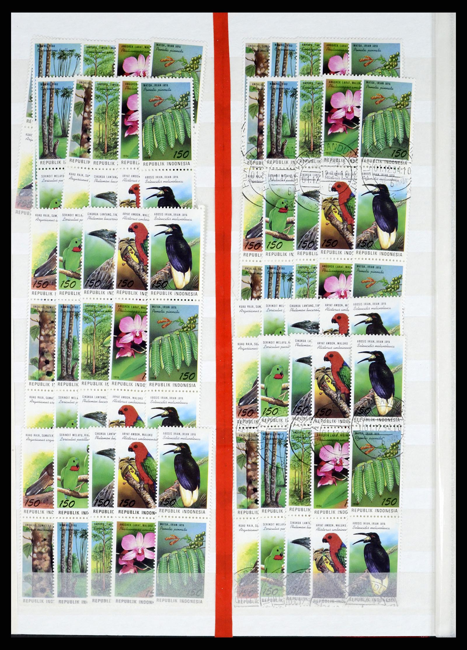 37339 008 - Postzegelverzameling 37339 Indonesië 1995-2008.