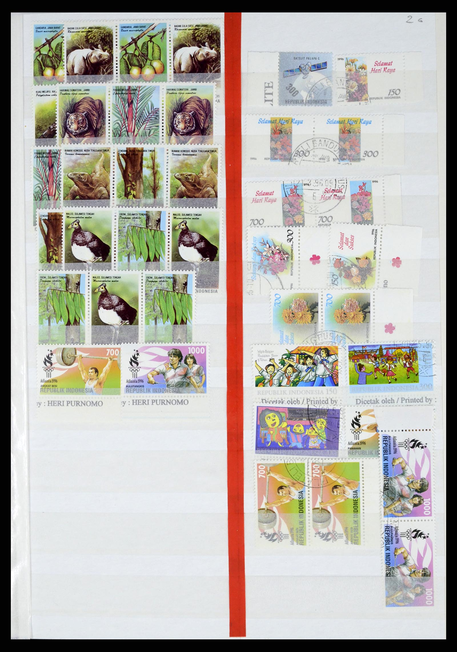 37339 011 - Postzegelverzameling 37339 Indonesië 1995-2008.