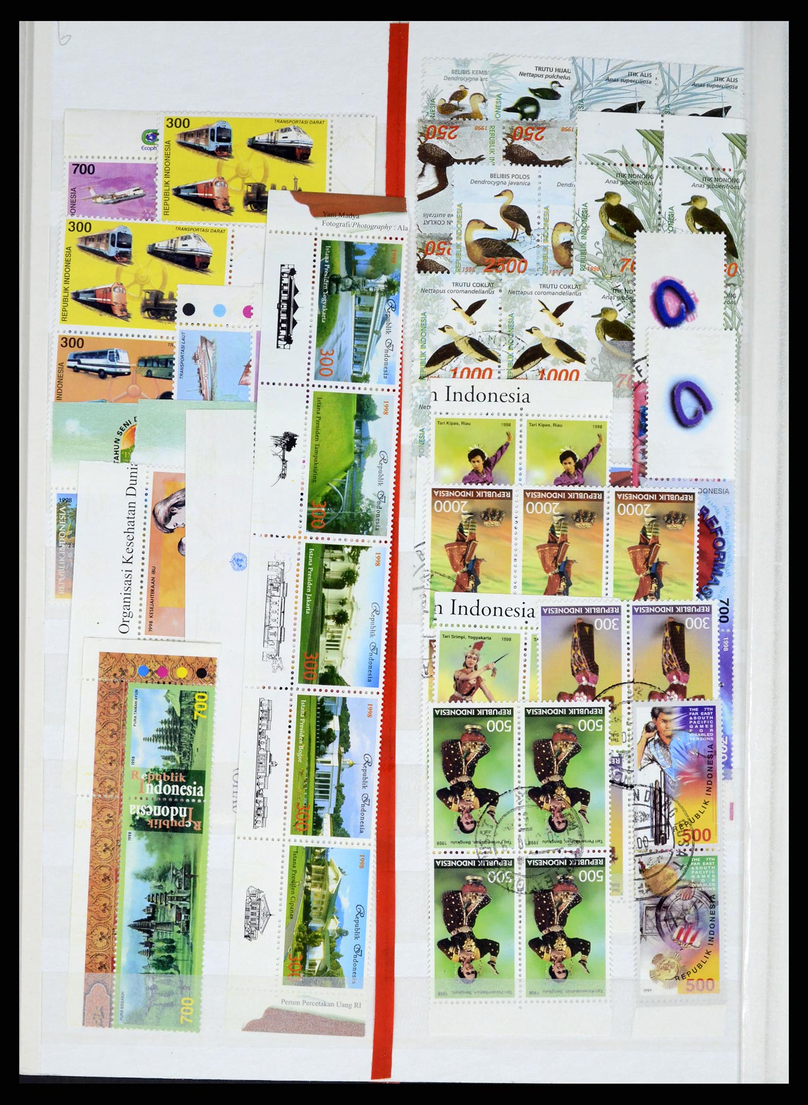 37339 018 - Postzegelverzameling 37339 Indonesië 1995-2008.