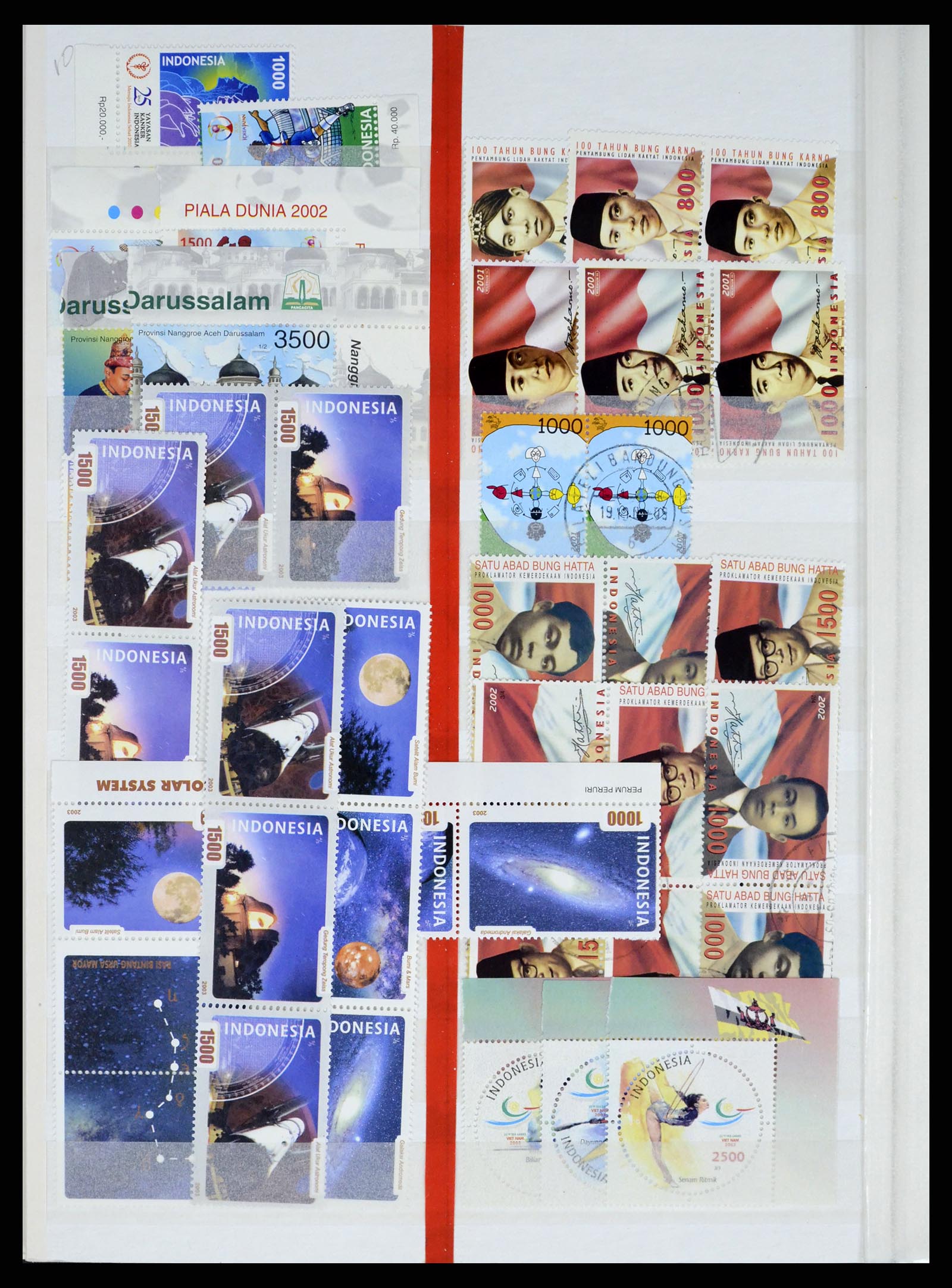 37339 022 - Postzegelverzameling 37339 Indonesië 1995-2008.