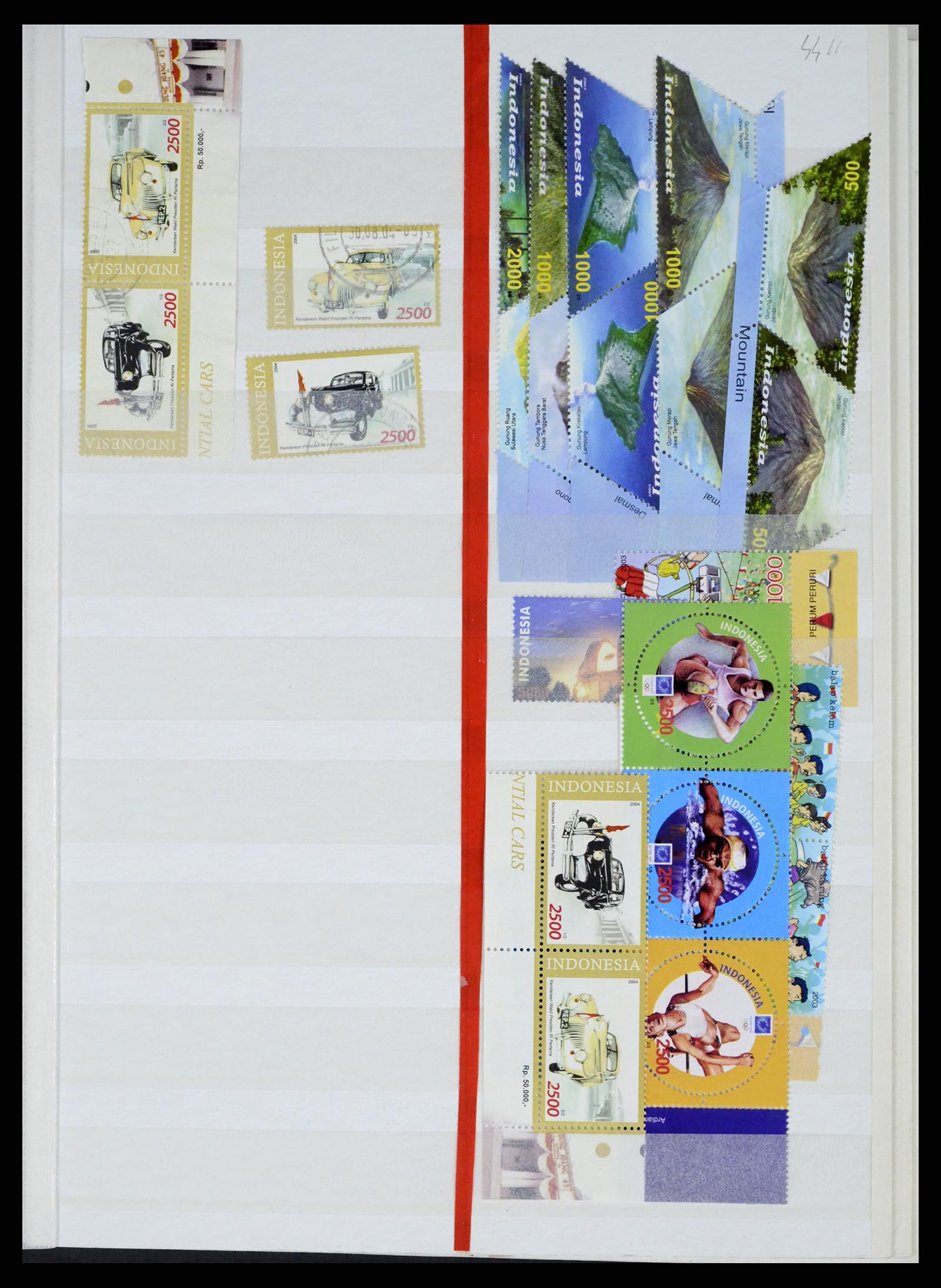 37339 023 - Postzegelverzameling 37339 Indonesië 1995-2008.