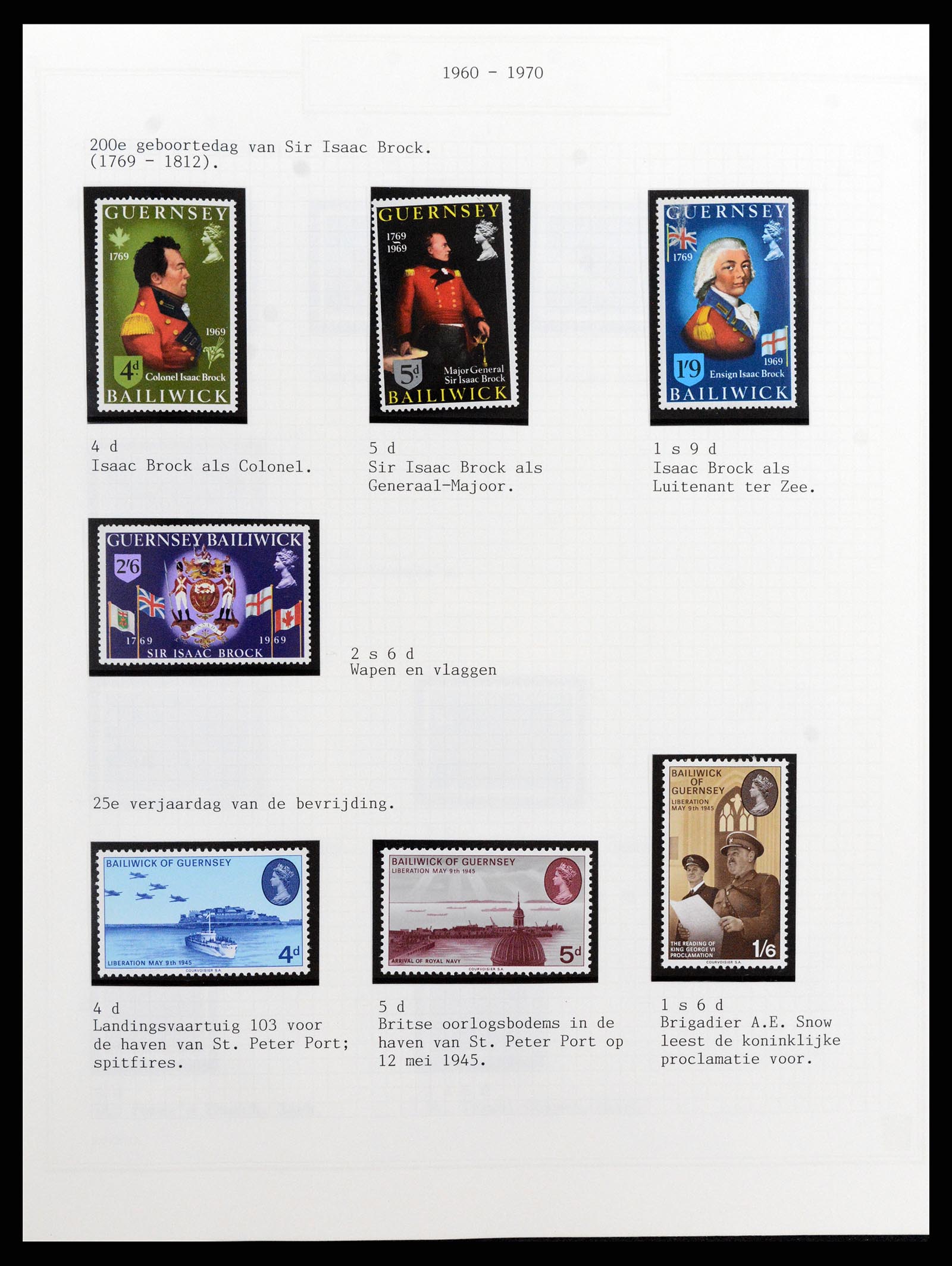 37340 005 - Postzegelverzameling 37340 Kanaaleilanden 1941-2001.