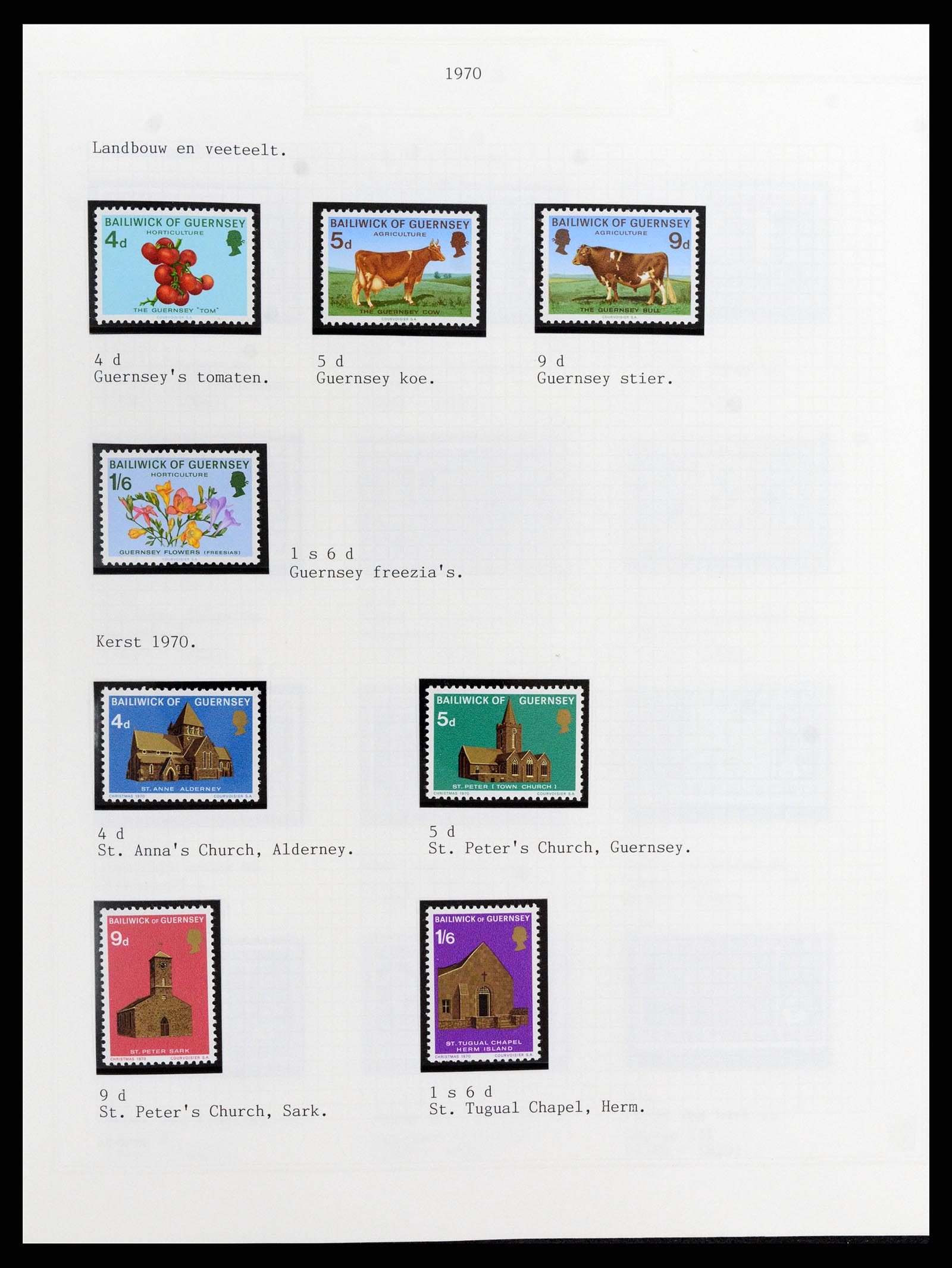 37340 006 - Postzegelverzameling 37340 Kanaaleilanden 1941-2001.