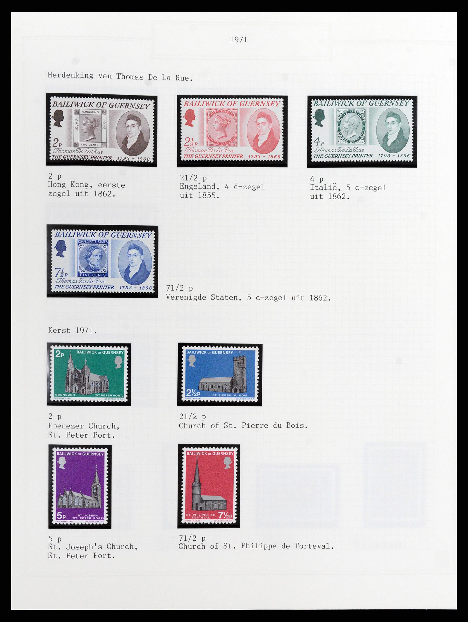 37340 009 - Postzegelverzameling 37340 Kanaaleilanden 1941-2001.