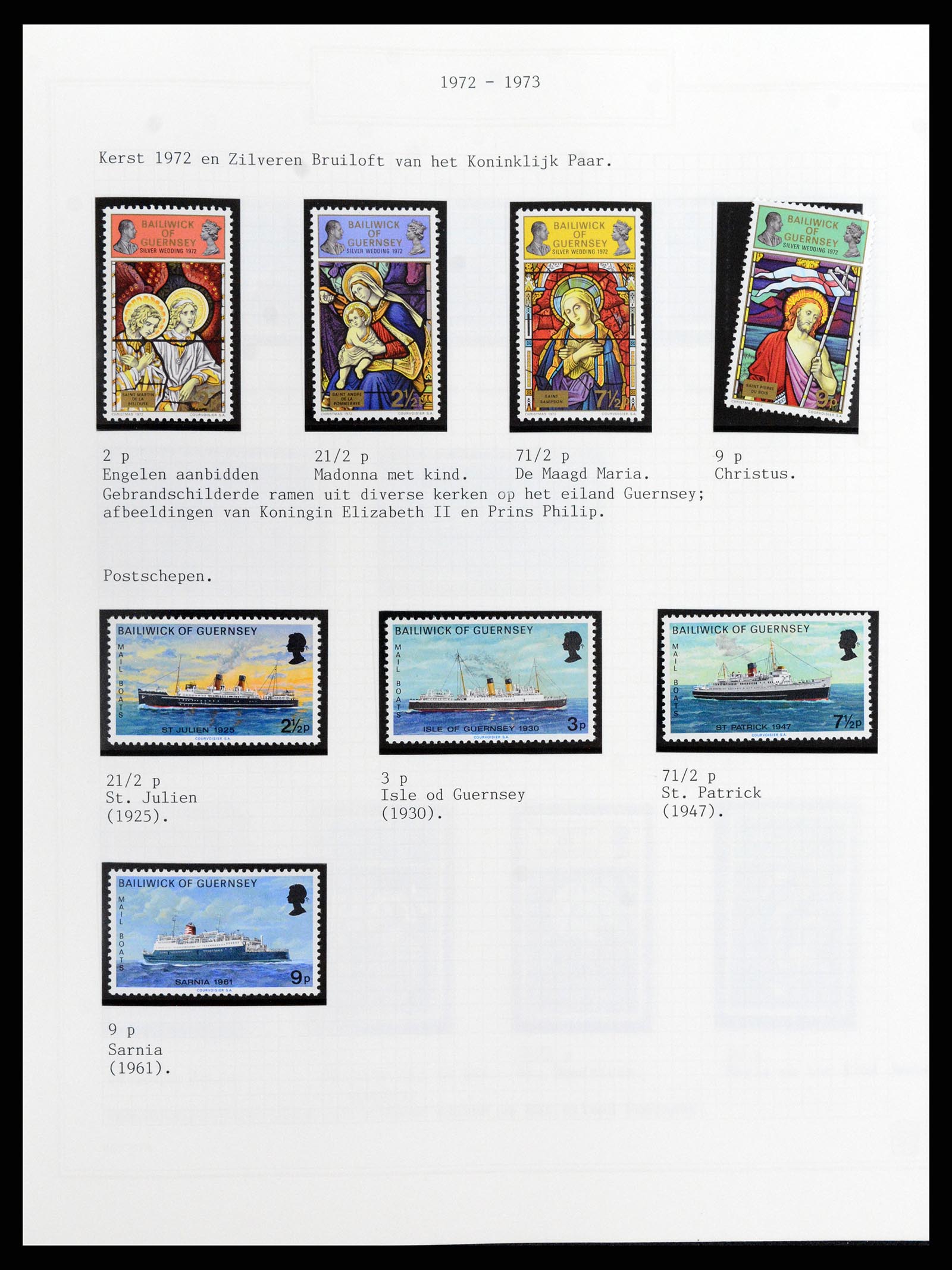 37340 011 - Postzegelverzameling 37340 Kanaaleilanden 1941-2001.
