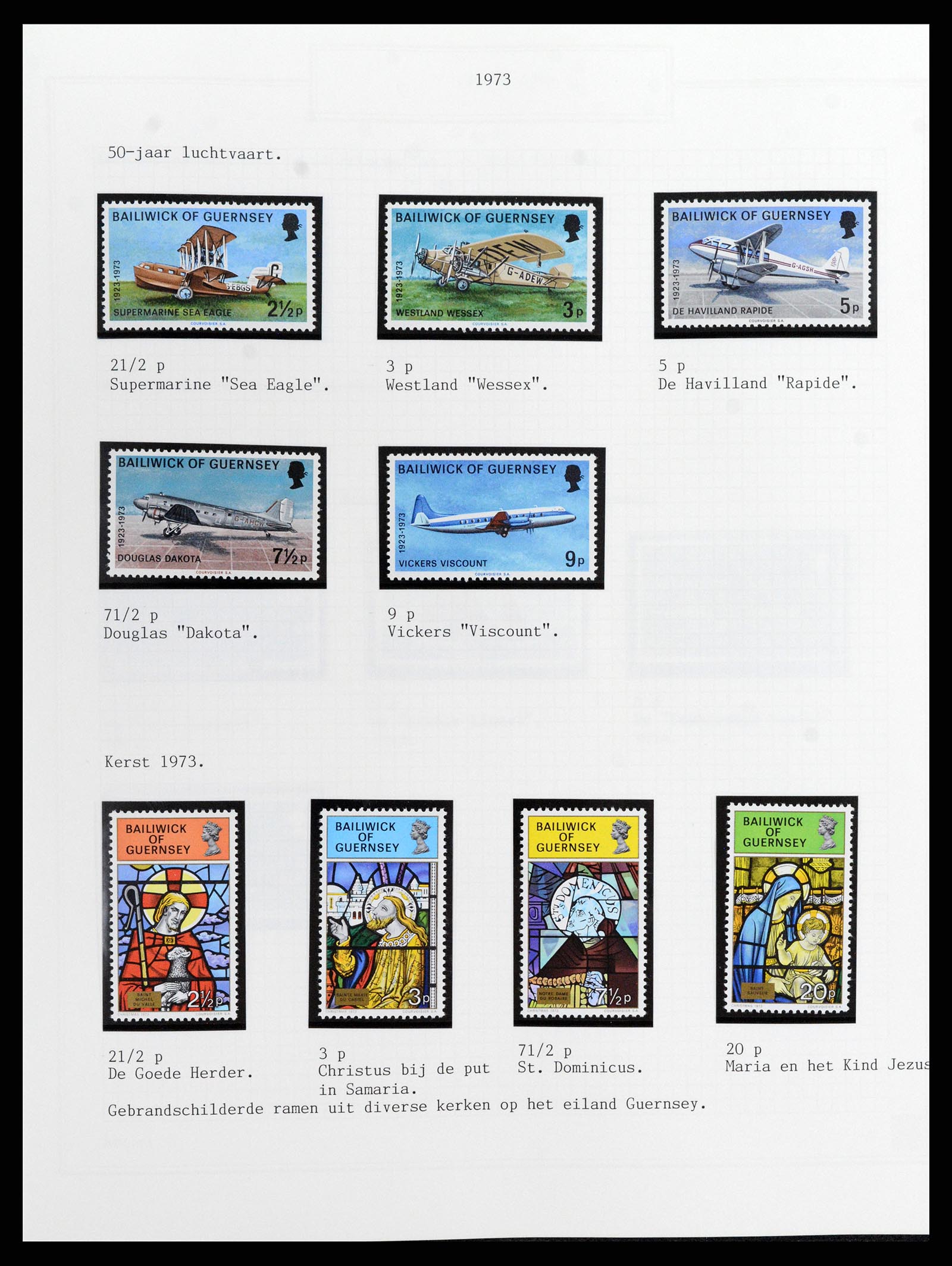 37340 012 - Postzegelverzameling 37340 Kanaaleilanden 1941-2001.