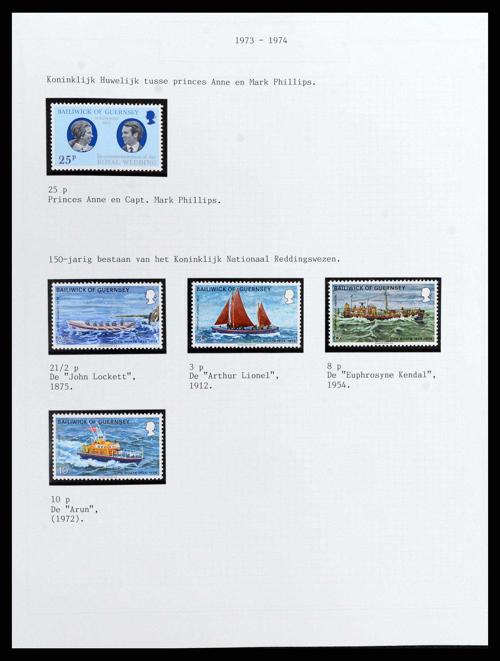 37340 013 - Postzegelverzameling 37340 Kanaaleilanden 1941-2001.
