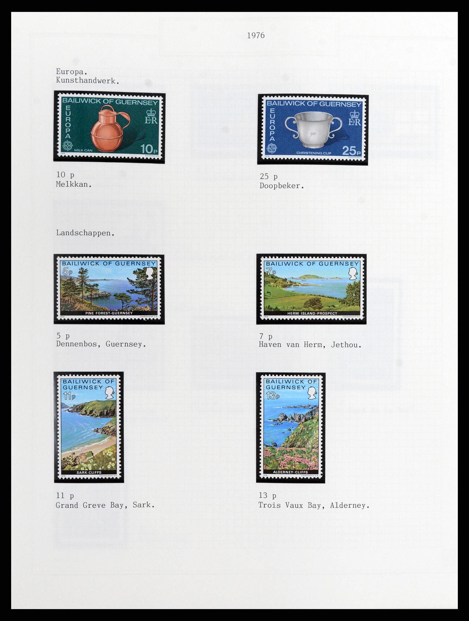 37340 016 - Postzegelverzameling 37340 Kanaaleilanden 1941-2001.
