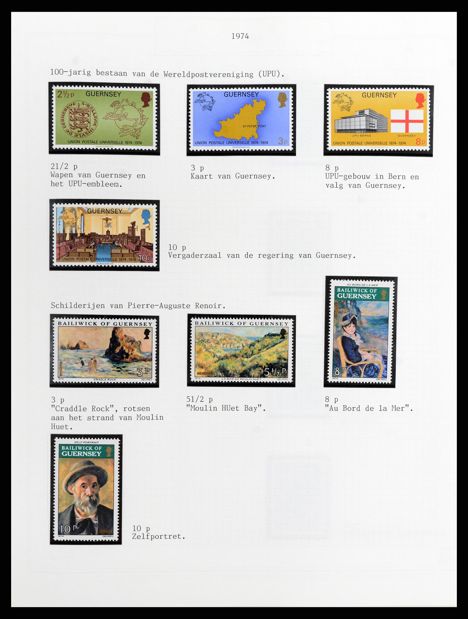 37340 017 - Postzegelverzameling 37340 Kanaaleilanden 1941-2001.
