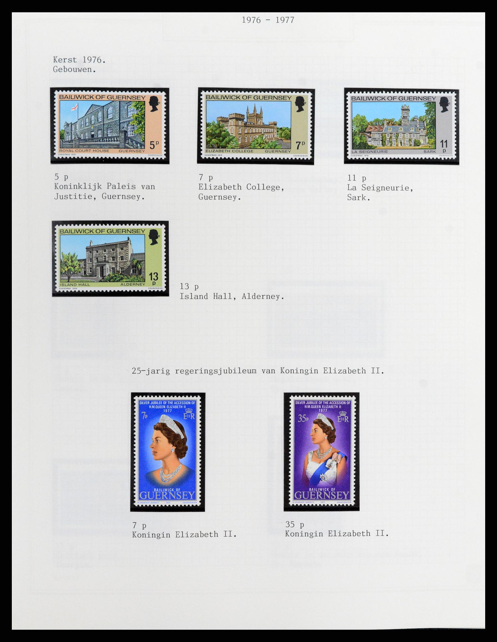 37340 021 - Postzegelverzameling 37340 Kanaaleilanden 1941-2001.
