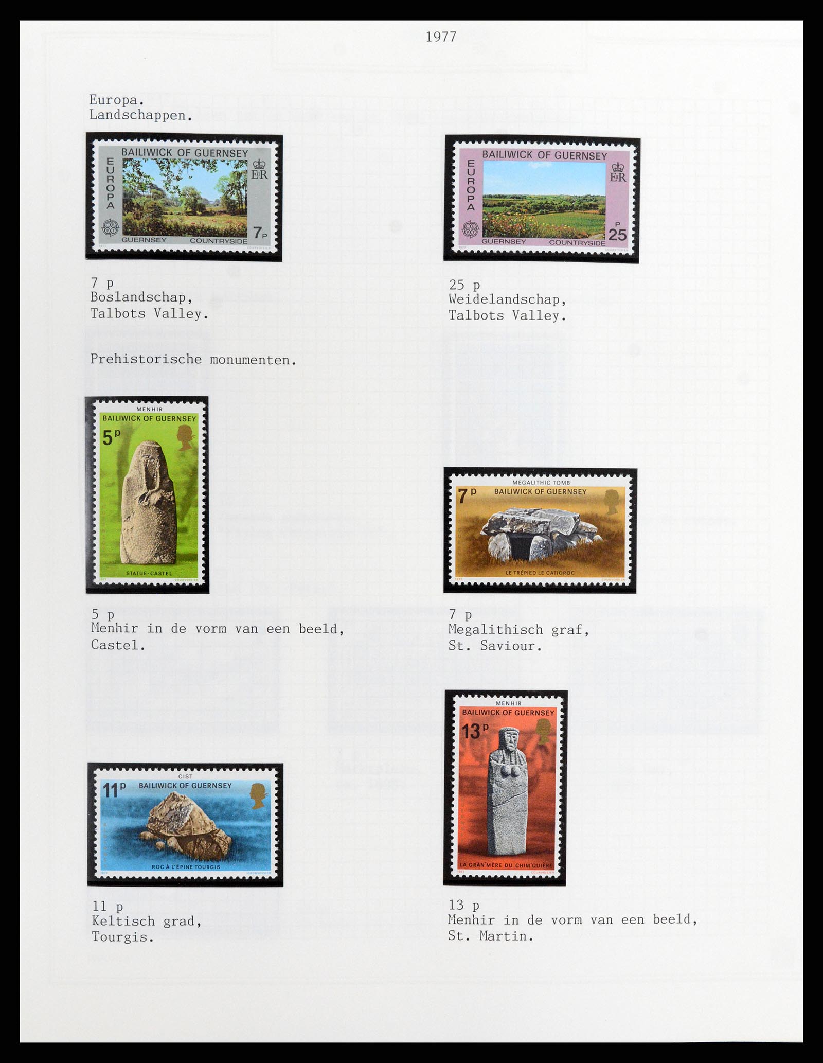 37340 022 - Postzegelverzameling 37340 Kanaaleilanden 1941-2001.
