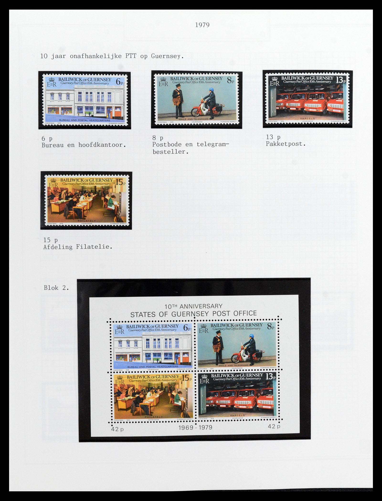37340 029 - Postzegelverzameling 37340 Kanaaleilanden 1941-2001.