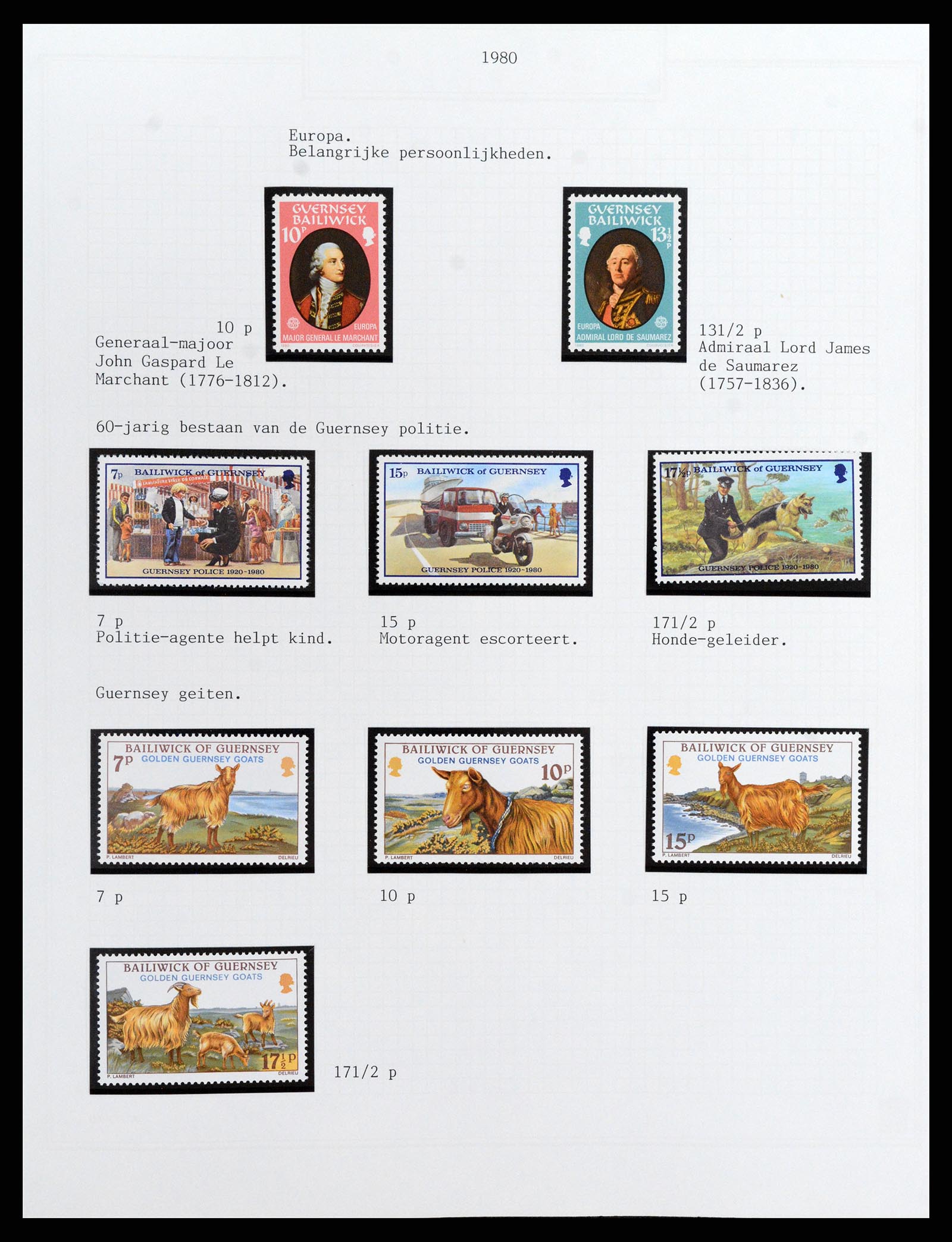 37340 030 - Postzegelverzameling 37340 Kanaaleilanden 1941-2001.