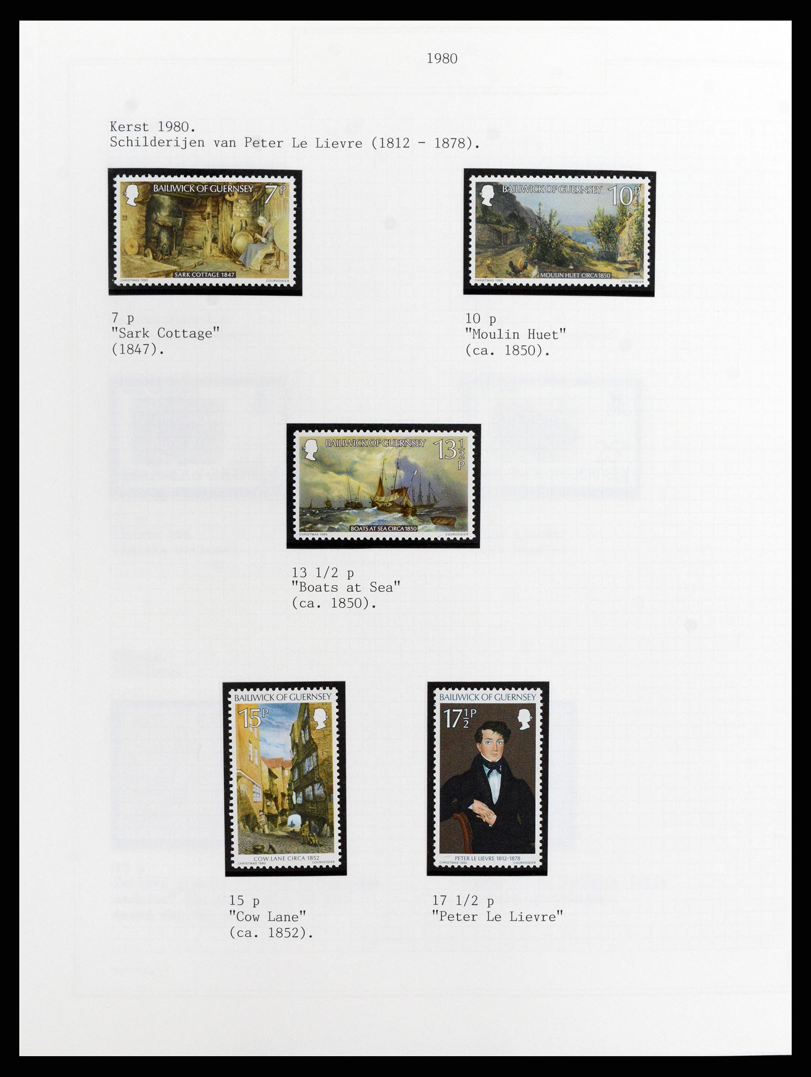 37340 031 - Postzegelverzameling 37340 Kanaaleilanden 1941-2001.
