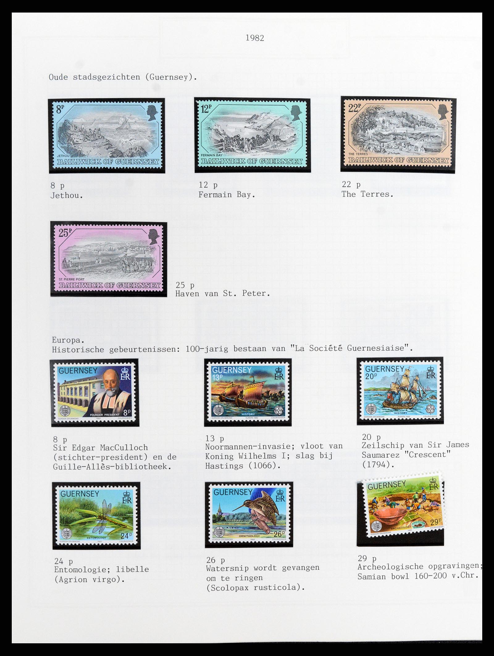 37340 035 - Postzegelverzameling 37340 Kanaaleilanden 1941-2001.